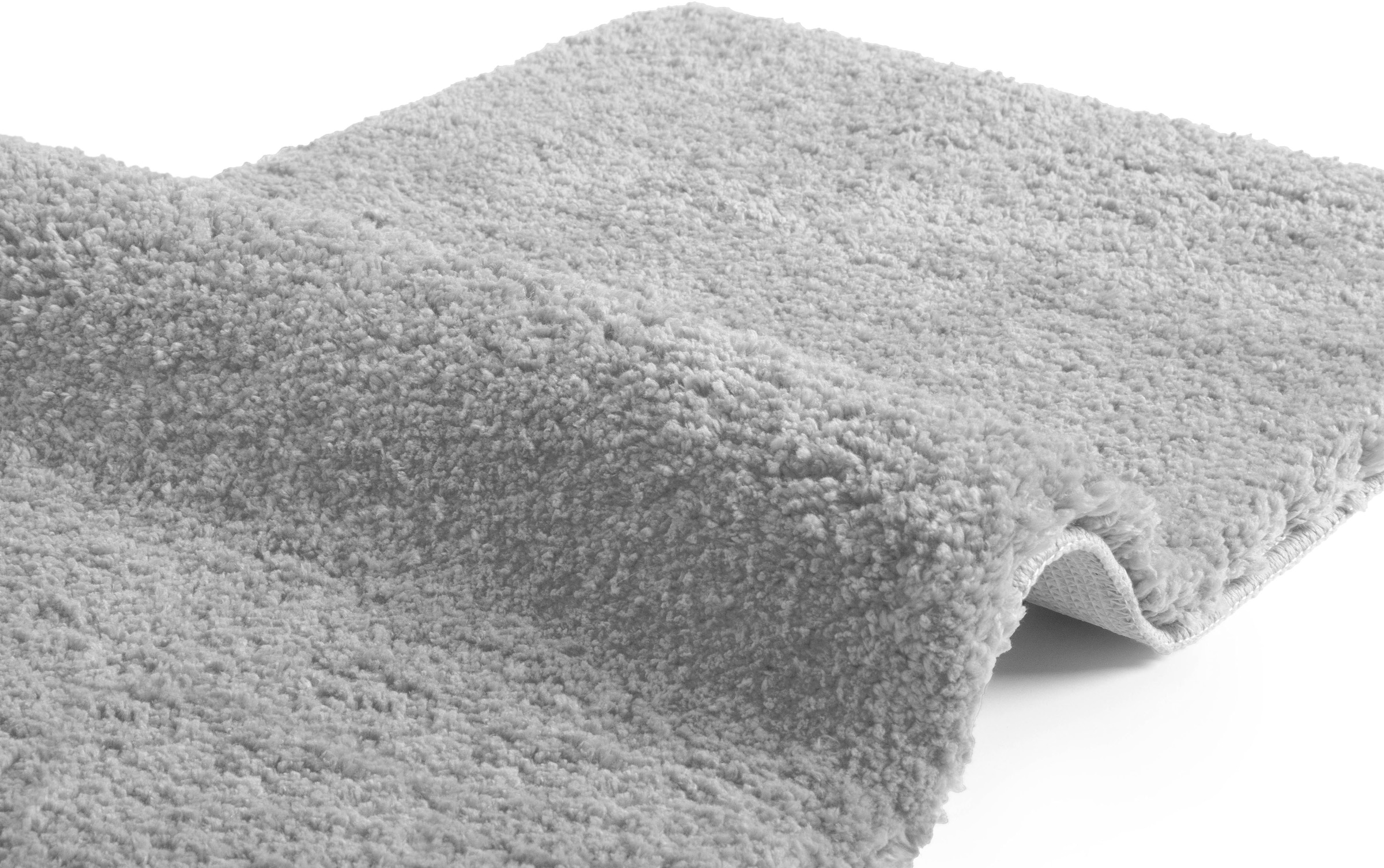 my home Badematte »Sanremo, Badvorleger, Badezimmer Teppich, sehr weich«, rutschhemmend beschichtet, fußbodenheizungsgeeignet-schnell trocknend, Badteppich, unifarben, rechteckig, rund & als 3-tlg. Set erhältlich