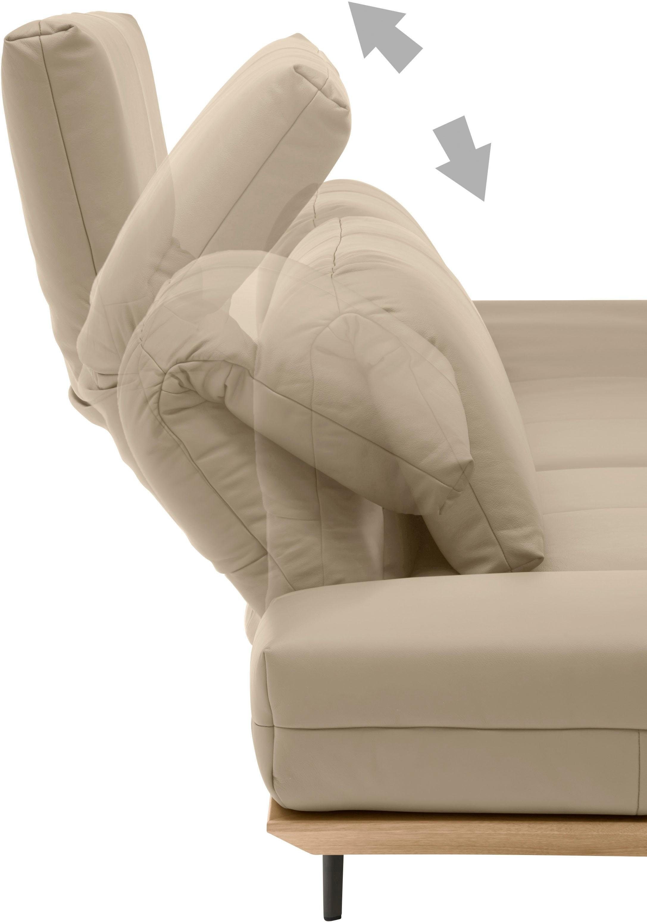 Creation BY ROLF BENZ 4-Sitzer »CR.420, Designsofa, Loungesofa«, in 2 Qualitäten, Holzrahmen in Eiche Natur oder Nußbaum, Breite 252 cm