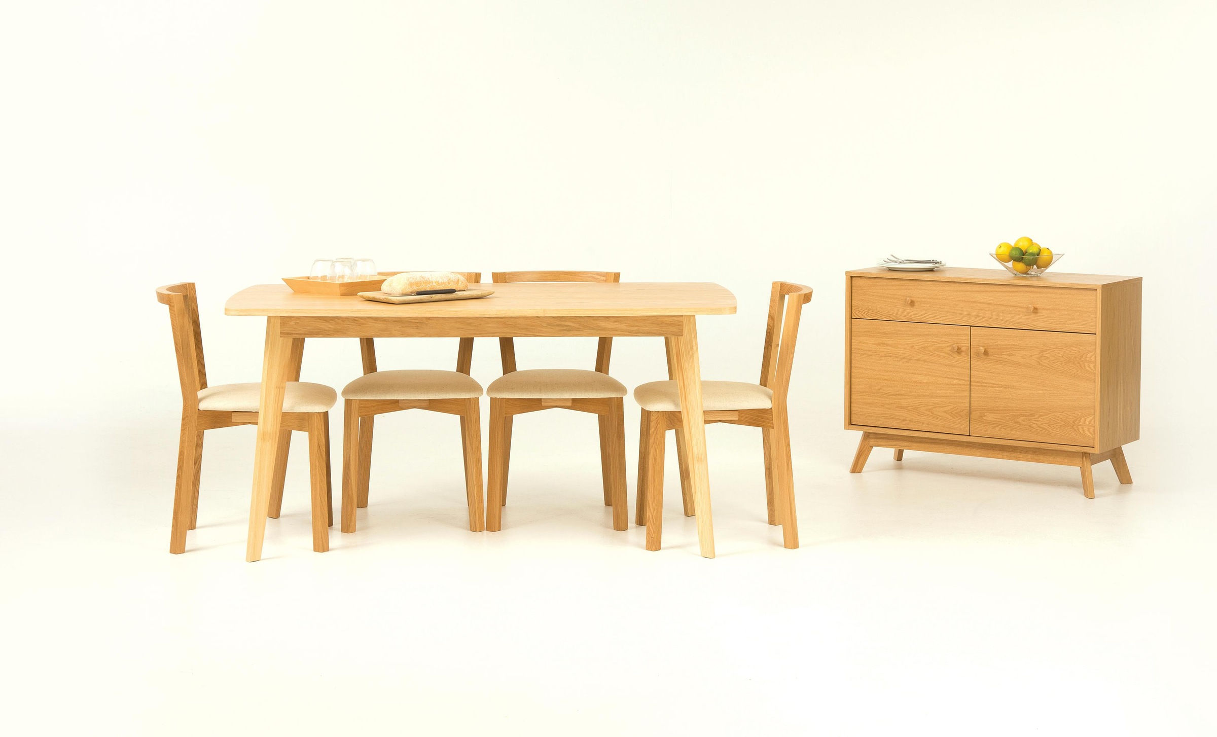 Woodman Sideboard »Bjórgvin«, Kommode, Breite 100 cm, im schlichten skandinavischen Design