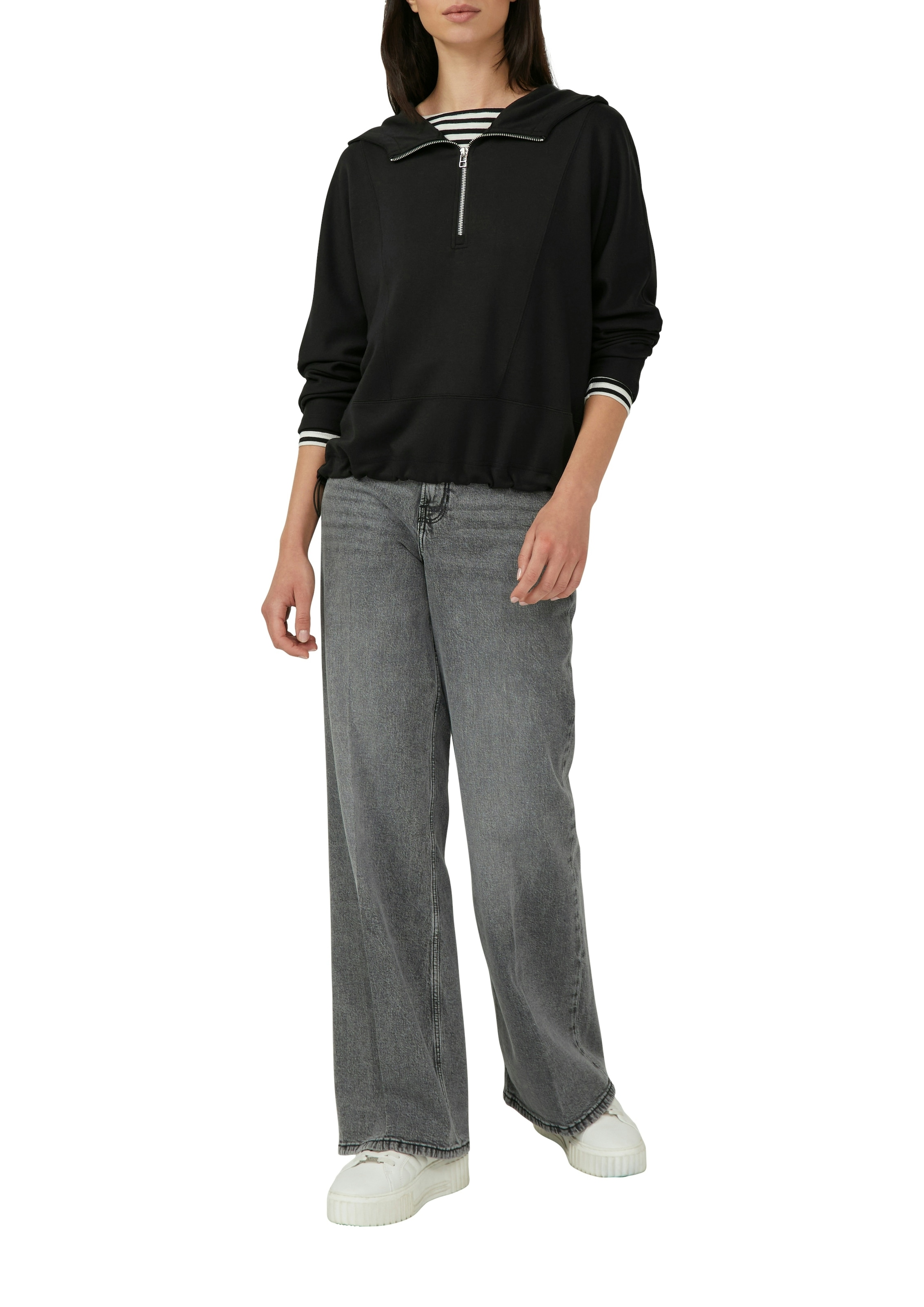 s.Oliver Sweatshirt , mit Fledermausärmeln

