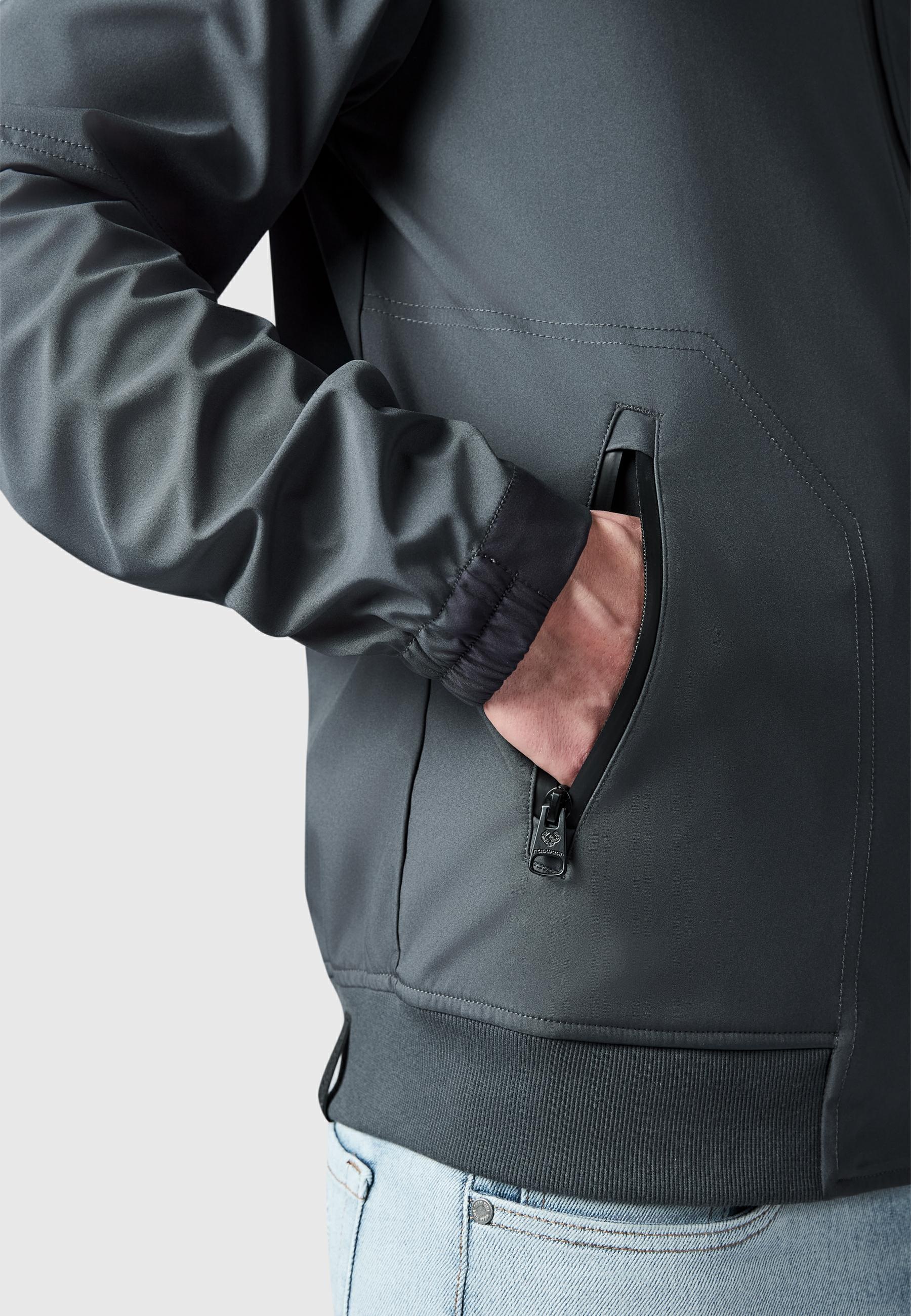 Ragwear Outdoorjacke »Outdoorjacke Collwie« ohne Kapuze wasserdichte Herren Übergangsjacke mit hohem Kragen