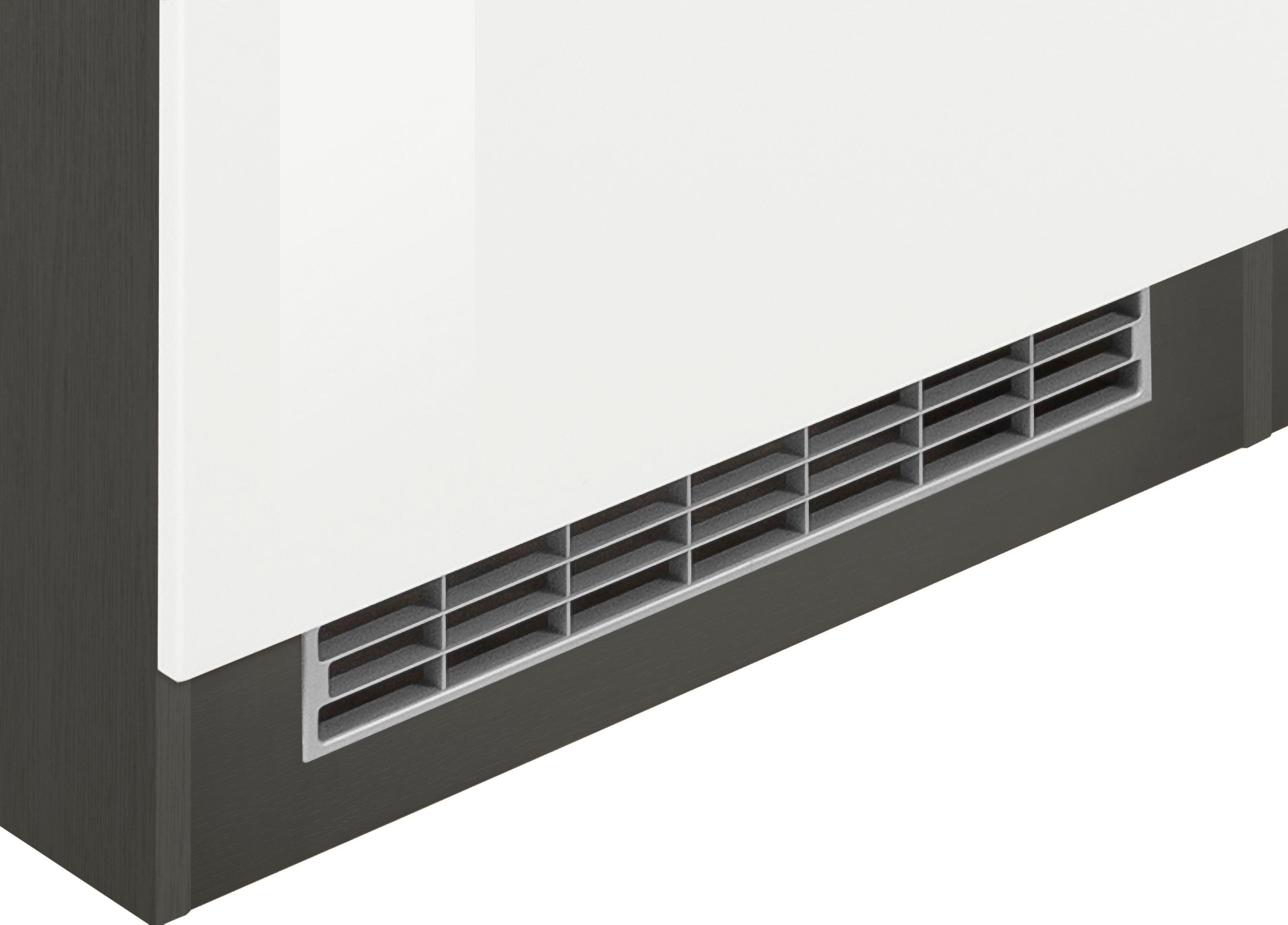 KOCHSTATION Küchenzeile »KS-Brindisi« Breite 220 cm, wahlweise mit E-Geräten, mit MDF-Fronten und Regal