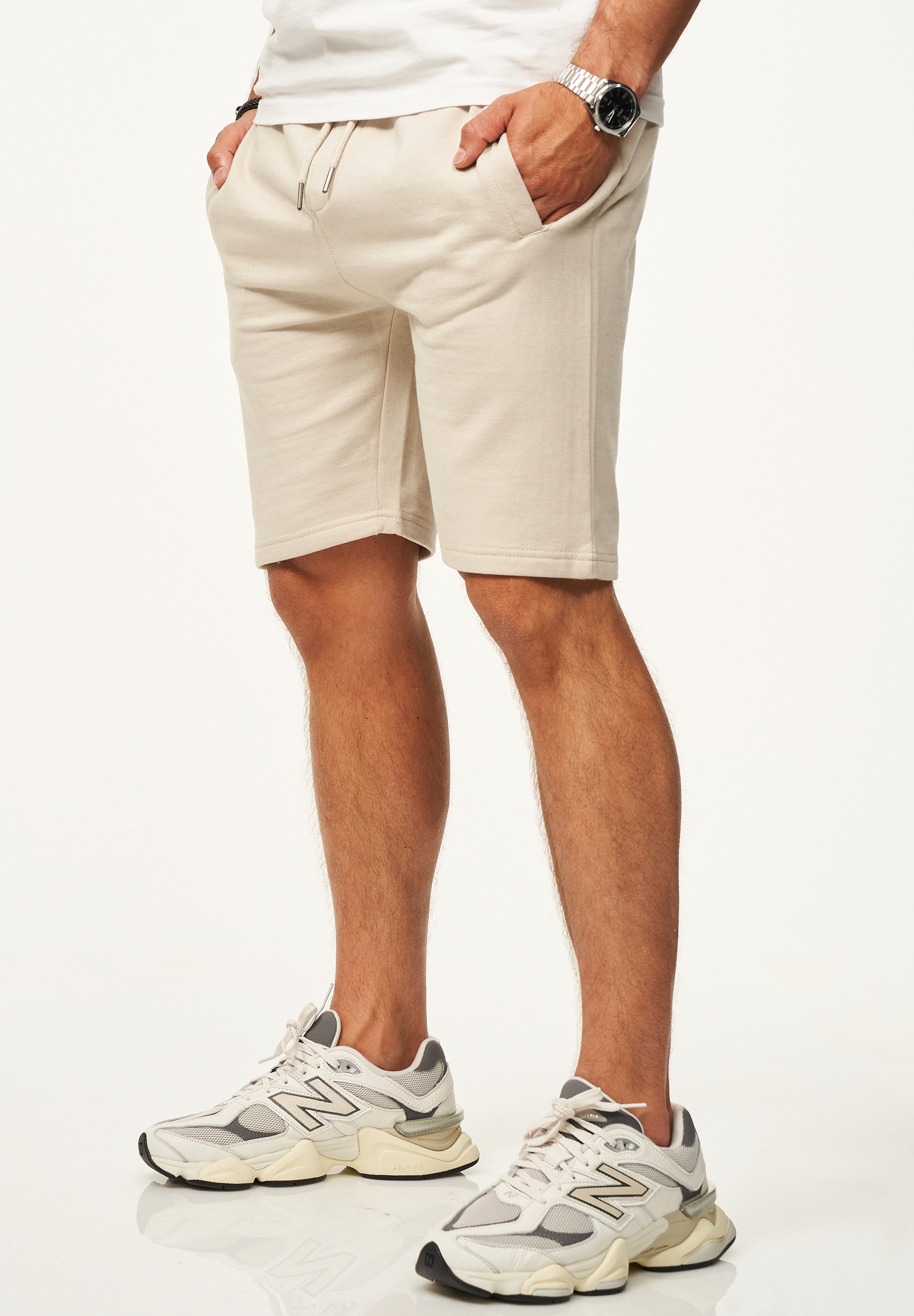 SOULSTAR Sweatshorts »SOULSTAR Sweatshorts mit Gummibund Slim-Fit für Herren«  Kurze Hose Sporthose Sommershorts mit elastischem Bund