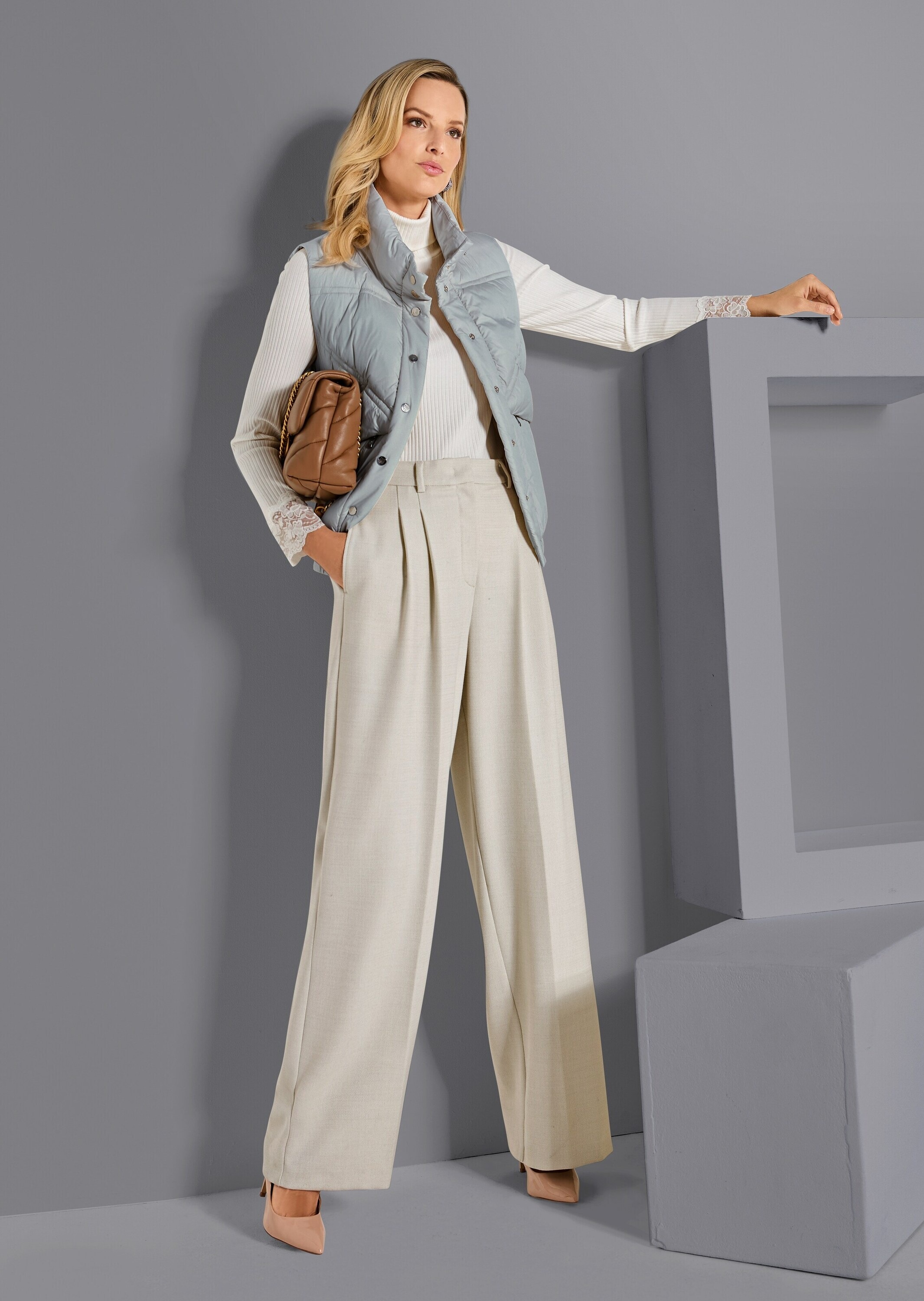 MADELEINE Kurzweste »Steppweste Leicht wattierte Damenweste«