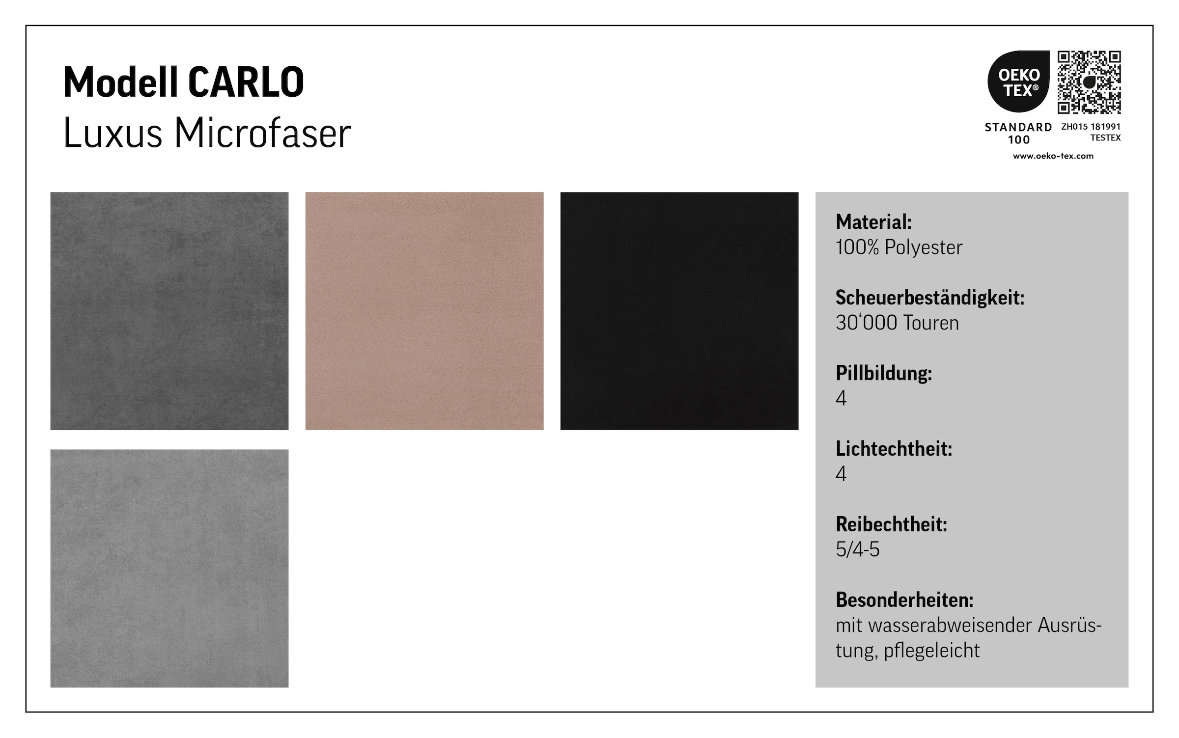 PLACES OF STYLE Ecksofa »Carlo L-Form« mit Kopfteilverstellung & Holz-Rahmenoptik, wahlweise Relaxfunktion
