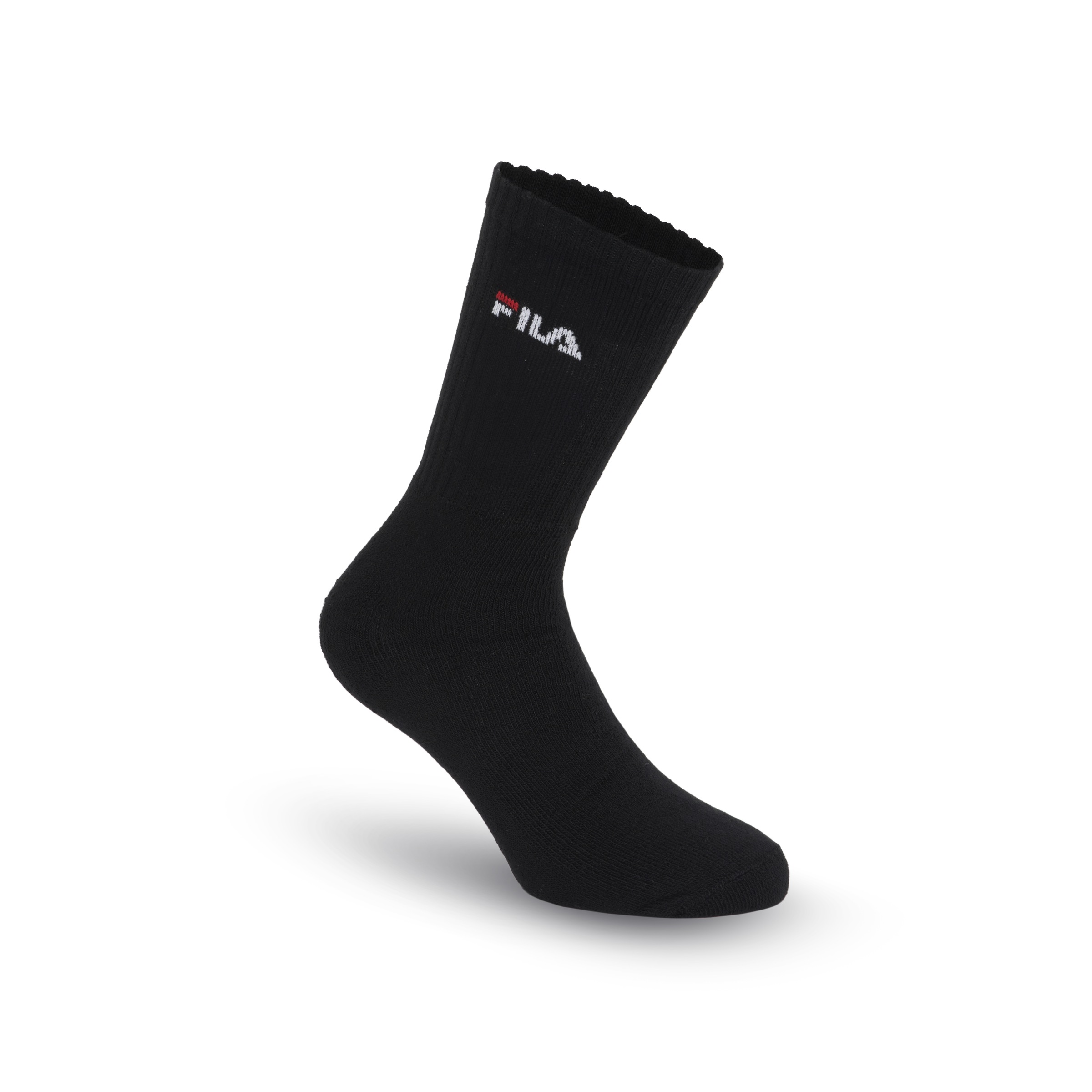 Fila Sportsocken »UNISEX CREW TENNIS FULL TERRY SOCKS«, (3 Paar), mit dezentem Logoschriftzug