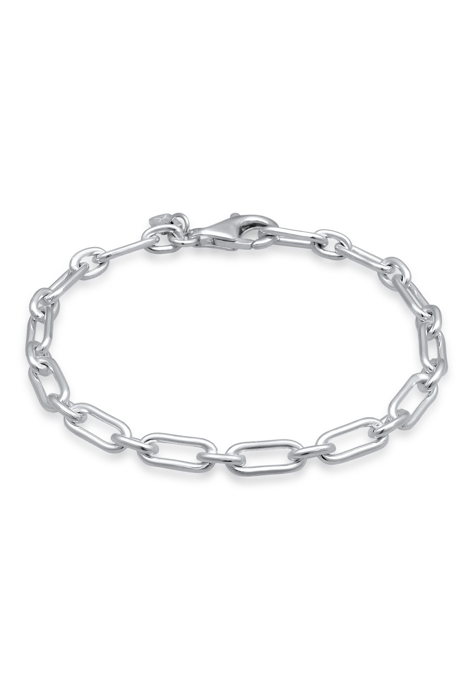 Kuzzoi Armkette »Armband Gliederkette Herren Oval Modern 925 Sterling Silber«