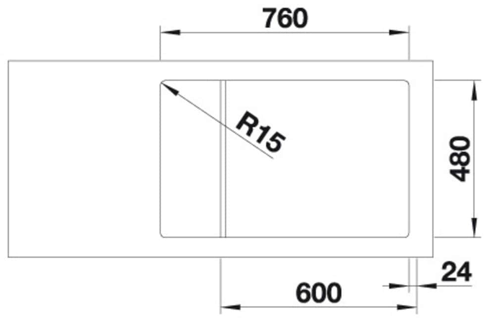 Blanco Edelstahlspüle »LEMIS XL 6 S-IF Compact«, zum wechselseitigen Einbau geeignet