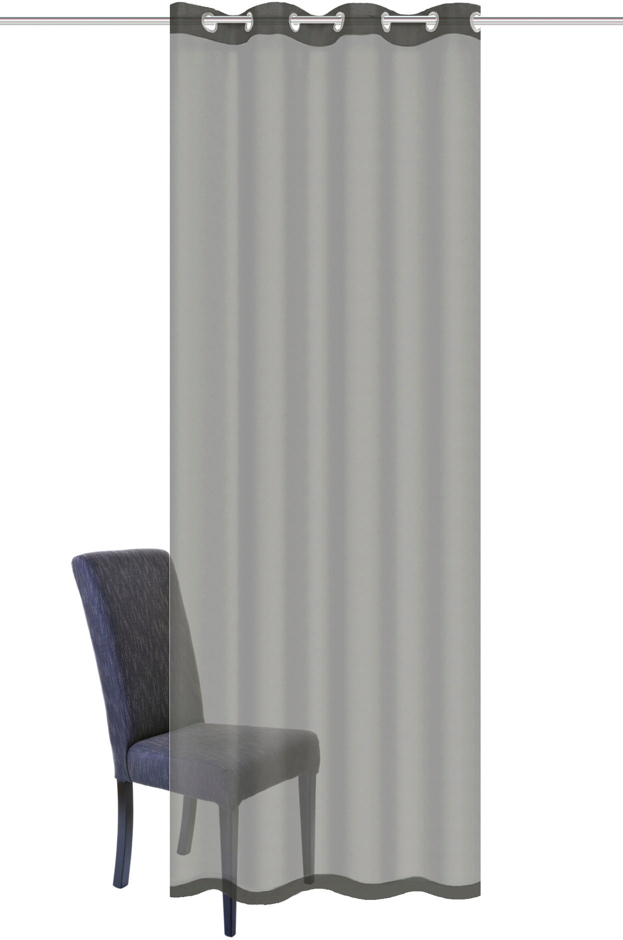 HOME WOHNIDEEN Gardine »DOLLY« Ösen 1 Stk. tlg. transparent