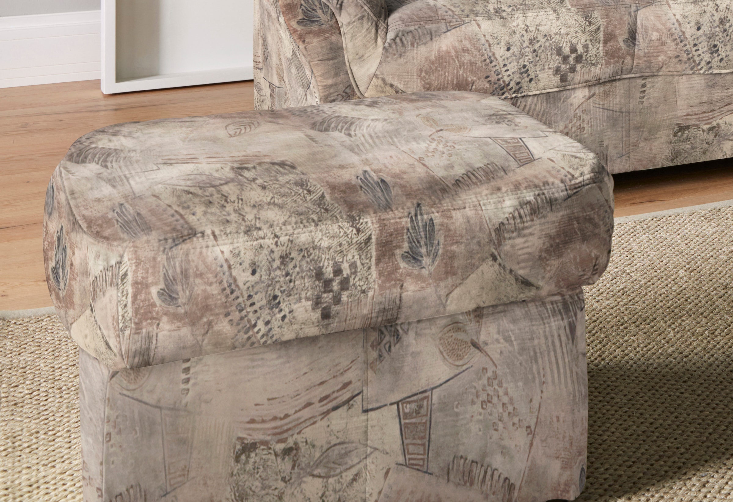 DOMO collection Polsterhocker »Bahia belastbar bis 140kg/ Sitz« passend zur "Bahia"-Serie