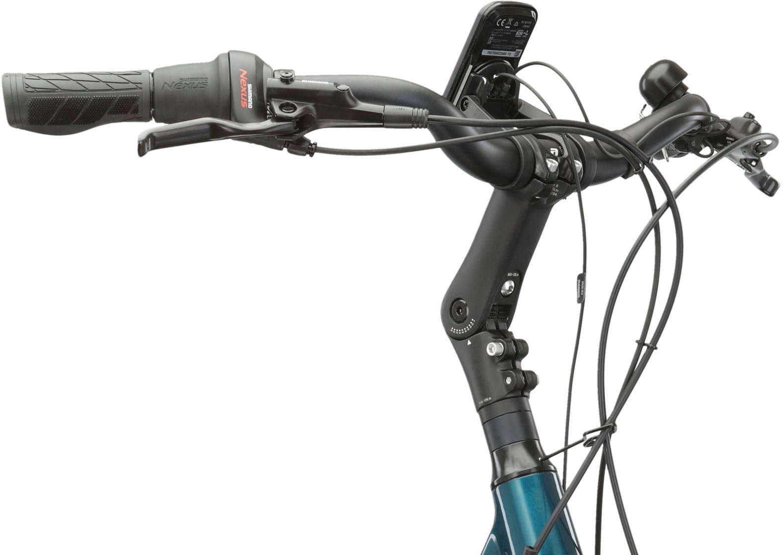 Kross E-Bike »E-Citybike Sentio Hybrid 5.0 28 Zoll türkis«, 7 Gang, Shimano, NEXUS, Mittelmotor 250 W, Pedelec, Elektrofahrrad für Damen und Herren