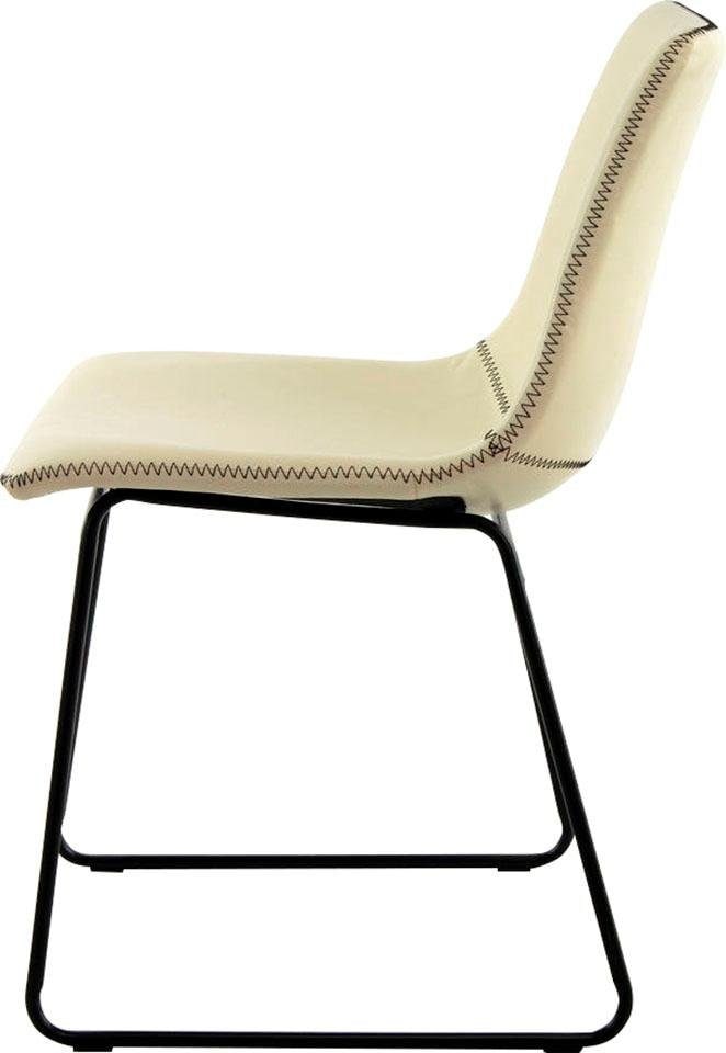 Kayoom Stuhl »Caila 110 2er-Set, Esszimmerstuhl in robuster Aufmachung«, (Set), 2 St., pflegeleicht, modern, strapazierfähig, integrierbar in jeden Wohnstil