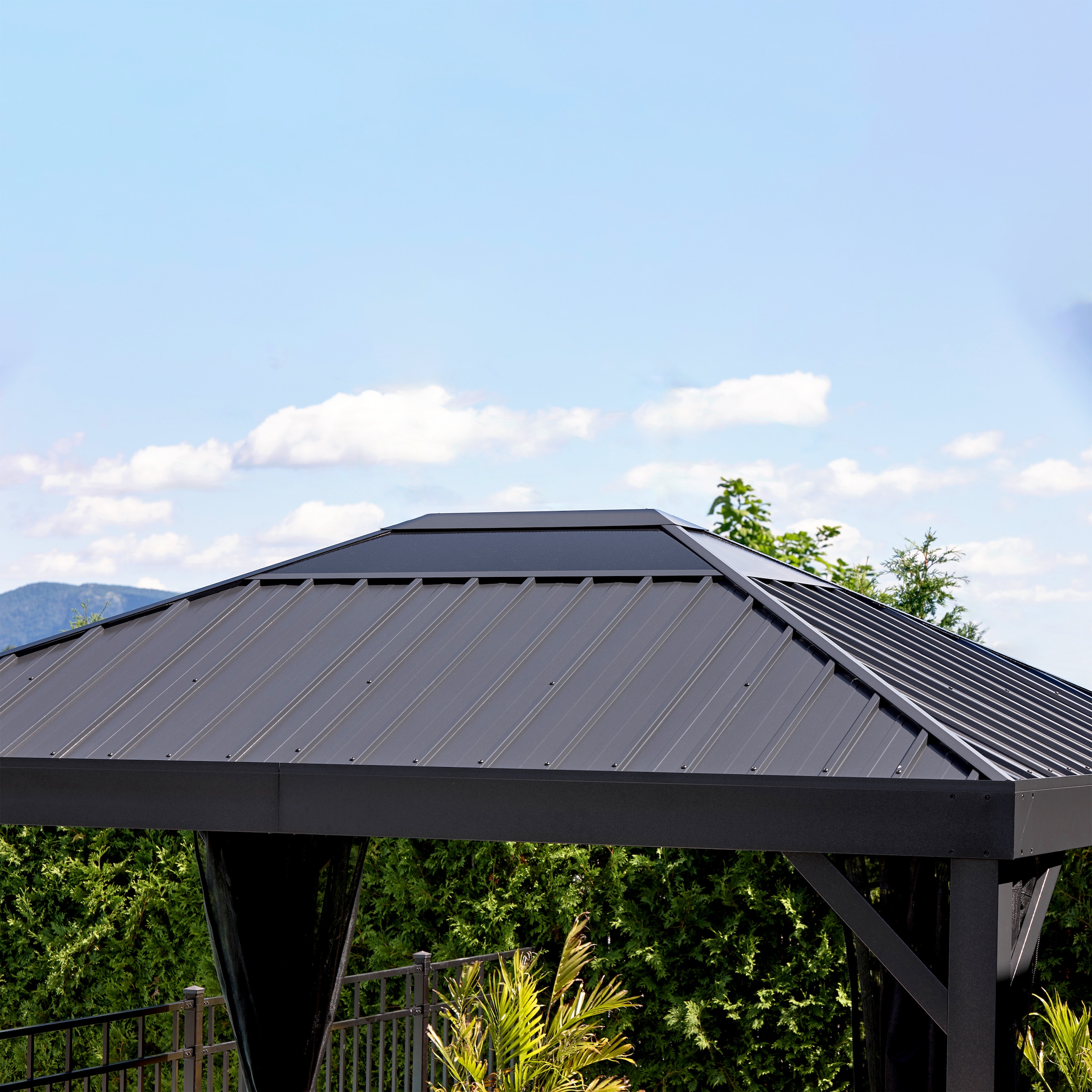 Sojag Pavillon »Kiruna 1012 Anthrazit« 299,3x364,3x297,6cm