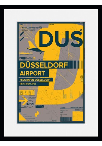 queence Bild »DUS AIRPORT«, Flugzeuge, (1 St.) kaufen