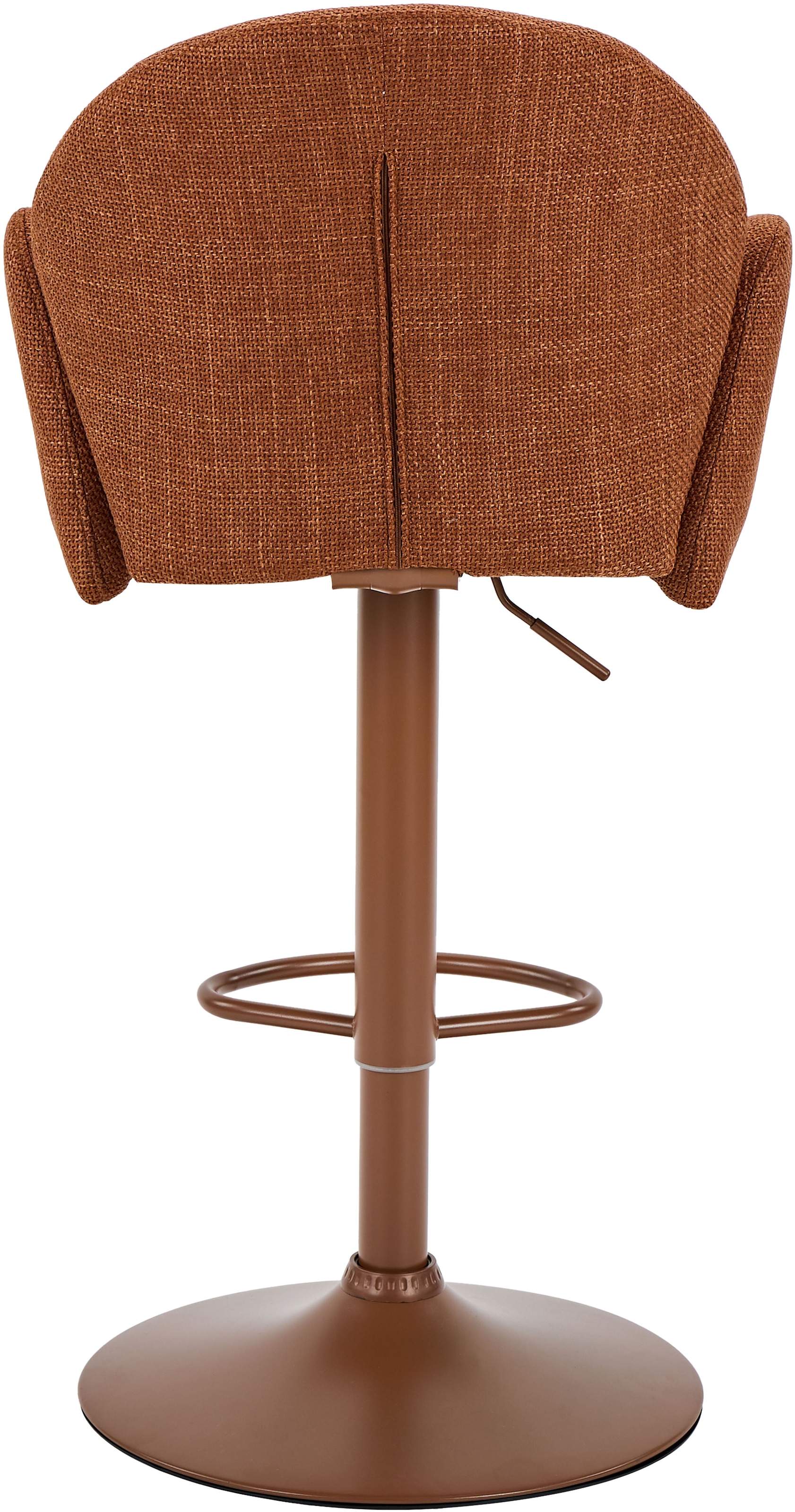 HELA Barhocker »HOLLY« Set, 2 Stk. tlg. 360° drehbar, Höhenverstellbar, Armlehnen, Gestell angepasst an Bezug