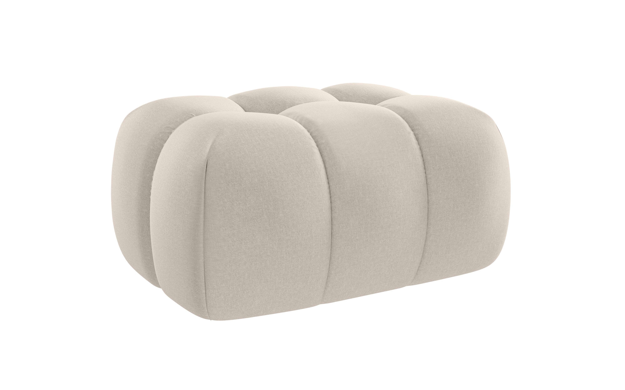 Guido Maria Kretschmer Home&Living Polsterhocker »AURELIAN, passend zum Sessel, Maße B/T/H: 88,5/53/43 cm«, mit Wellenunterfederung, in verschiedenen Materialien und Farben