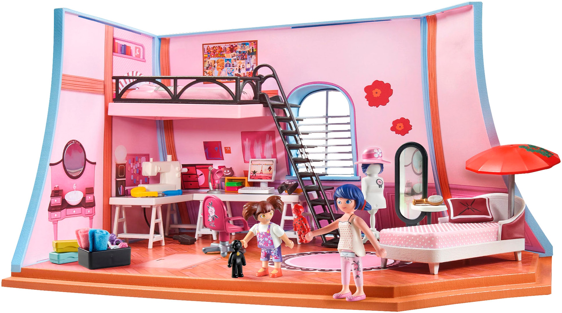 Playmobil® Konstruktions-Spielset »Miraculous: Marinettes Loft (71334), Miraculous«, (73 St.), Made in Europe