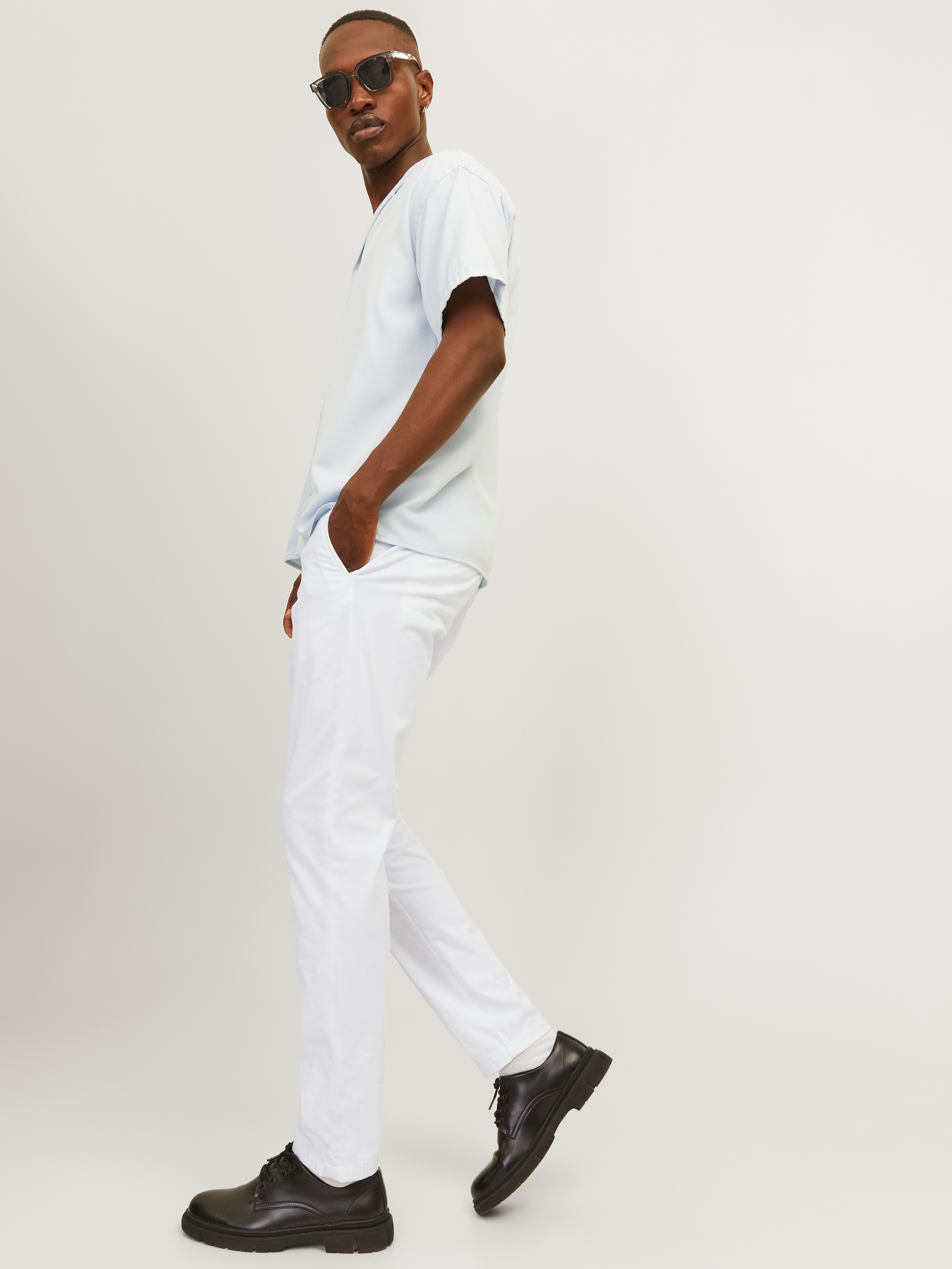 Jack & Jones Chinos »JPSTMARCO mit Stretchkomfort und schmalem Bein«, mit Reißverschluss
