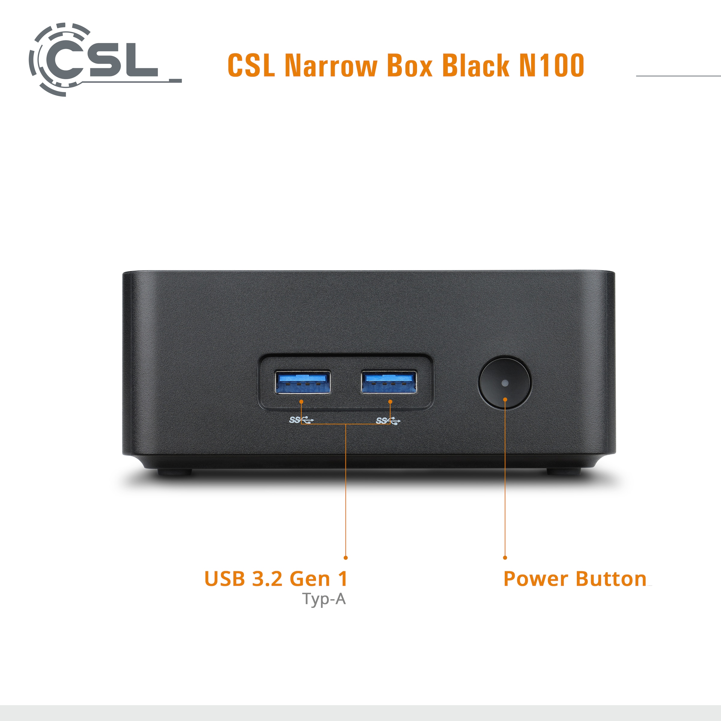 CSL PC "Narrow Box Black N100"