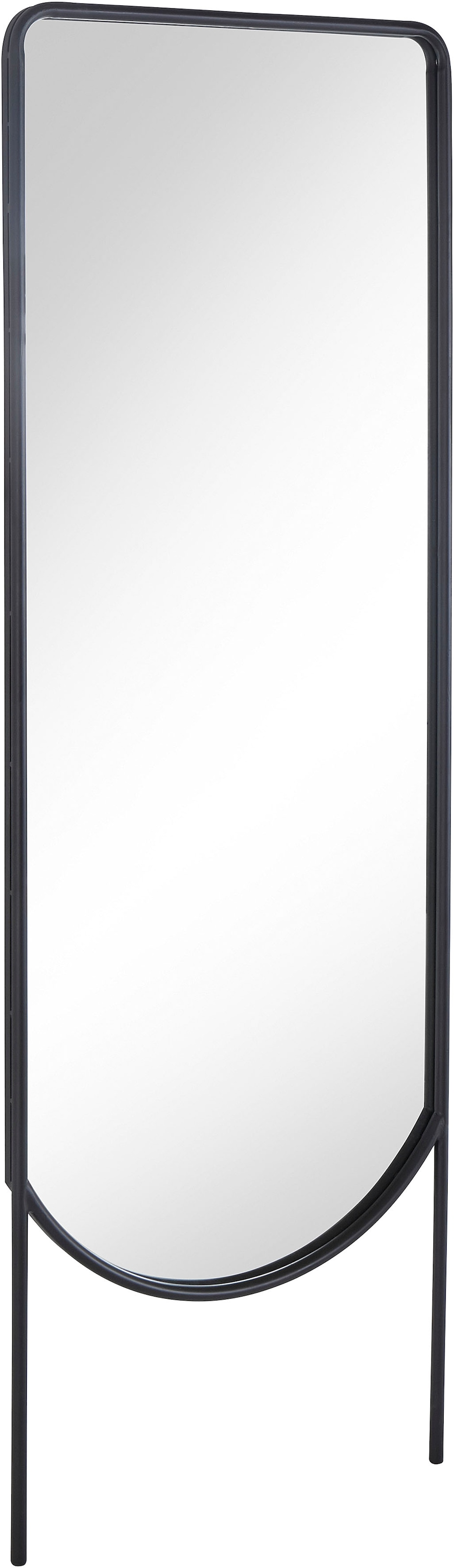 COUCH♥ Standspiegel »gebogener Standspiegel, schwarz«, (1 St.), rechteckig  online kaufen | mit 3 Jahren XXL Garantie