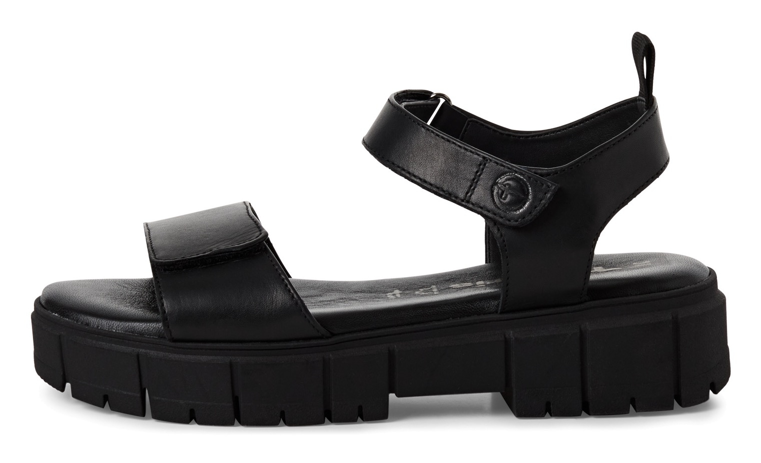 Tamaris Sandalette, Plateau, Riemchensandale, Sommerschuh mit Klettverschlüssen