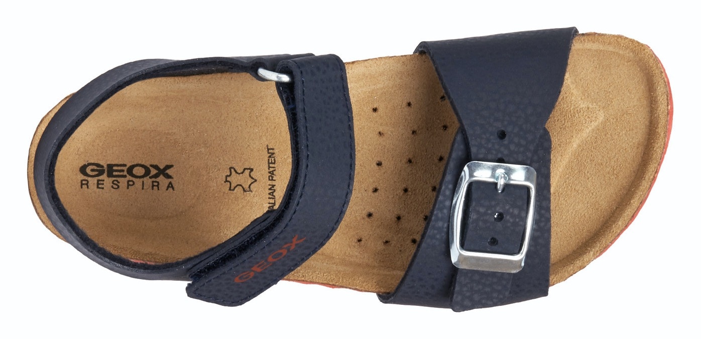 Geox Sandale »J GHITA BOY«, Sommerschuh, Klettschuh, Sandalette, mit verstellbarer Schnalle