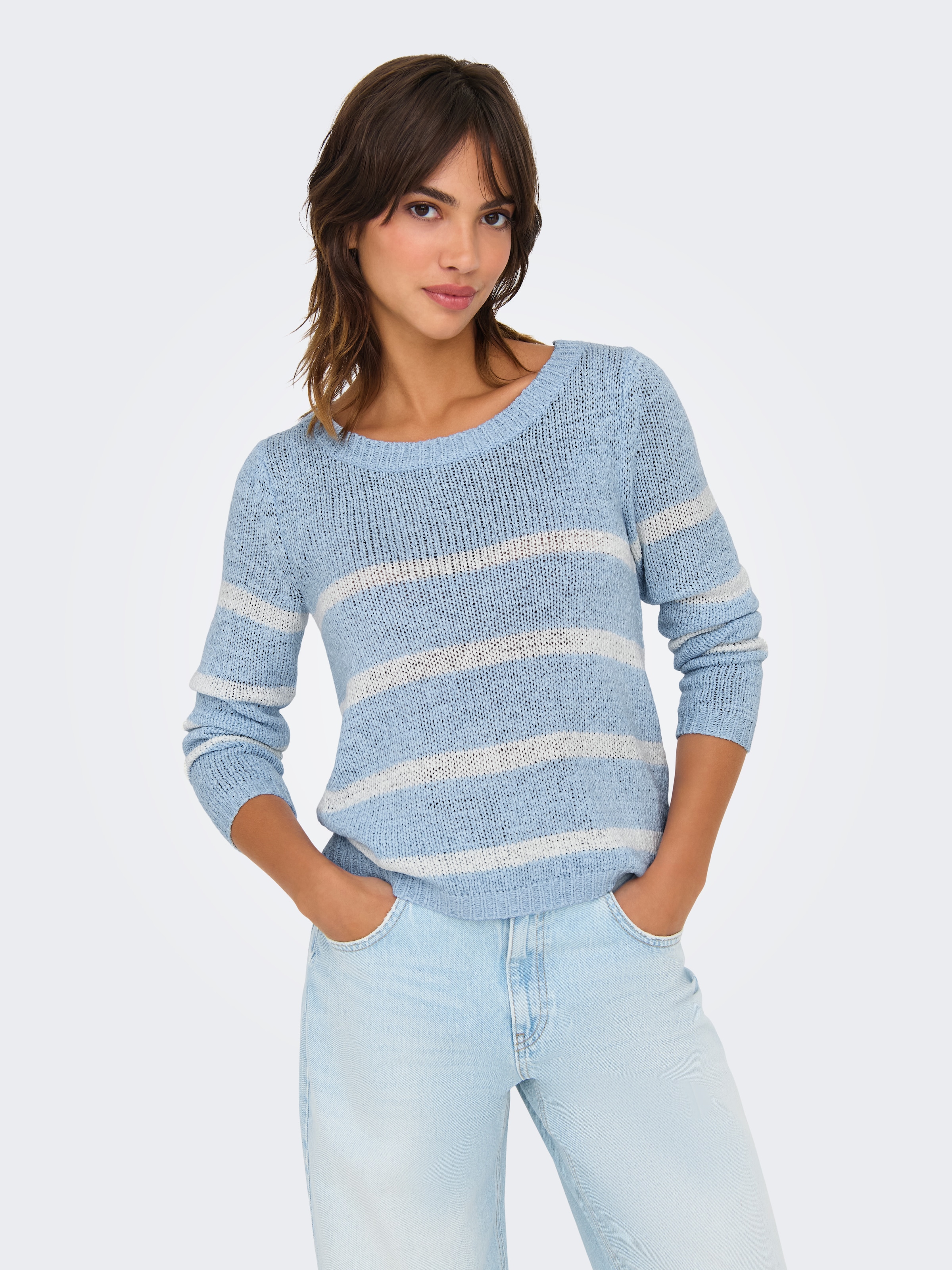 ONLY Strickpullover »ONLGEENA XO L/S PULLOVER KNT NOOS«