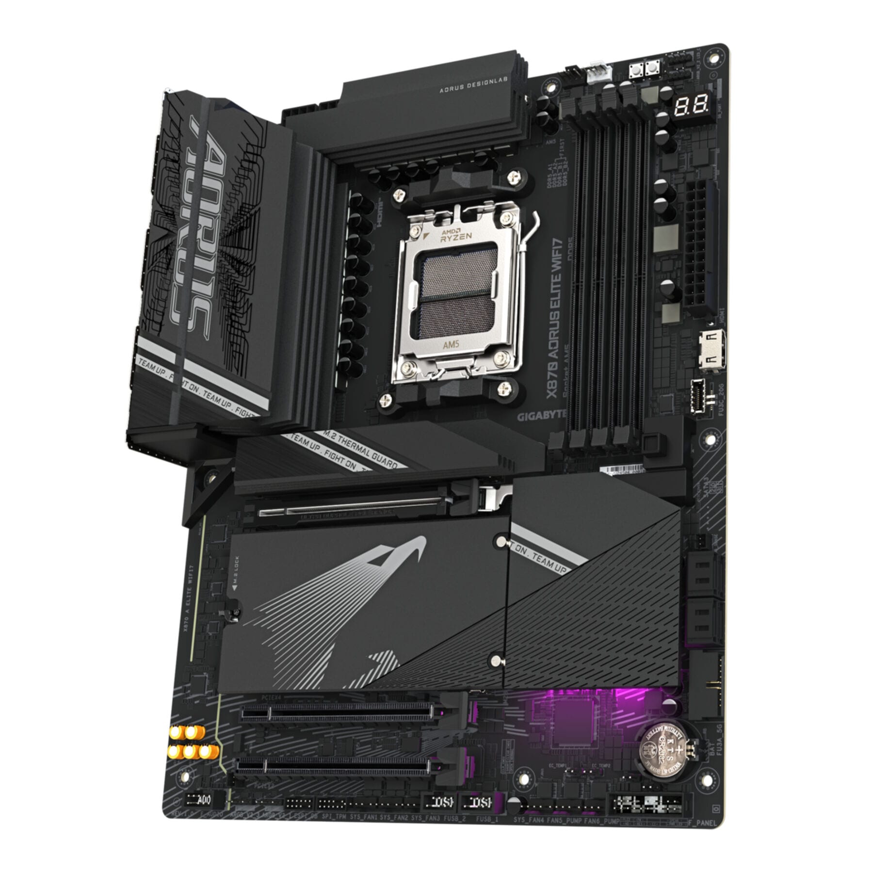 Gigabyte Mainboard »X870 AORUS ELITE WIFI7 Mainboard - Unterstützt AMD Ryzen 9000 CPUs, 16«
