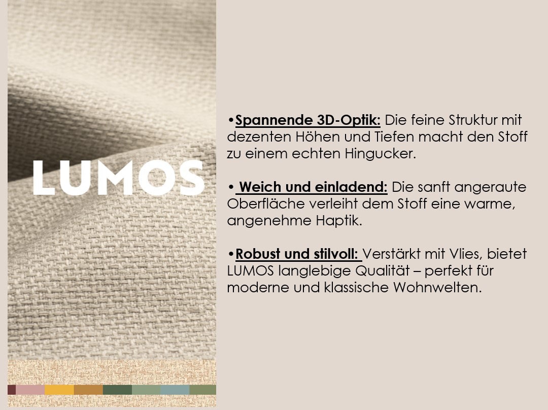 Home affaire 1100000002199 »Booster, whlw. mit Schlaffunktion & Bettkasten, Fuß Buche lackiert« Sofa in U-Form, Breite 305 cm, in Cord oder Struktur