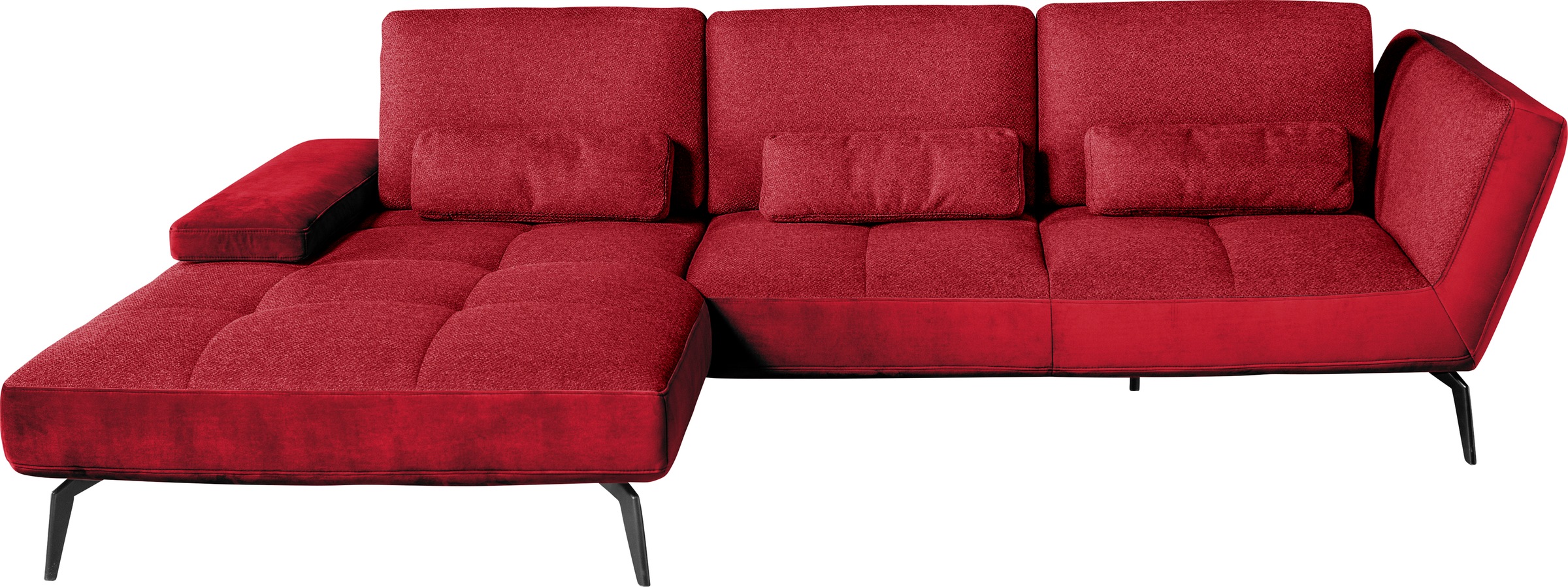 set one by Musterring Ecksofa »SO4300«, Inklusive Sitztiefenverstellung und Nierenkissen kaufen