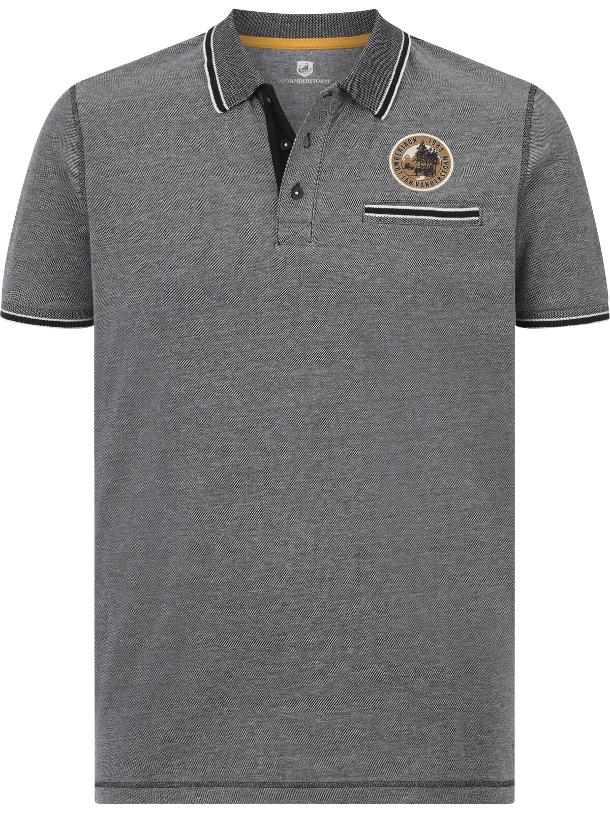 Jan Vanderstorm Poloshirt »Poloshirt RIGHER«, (1 tlg.)