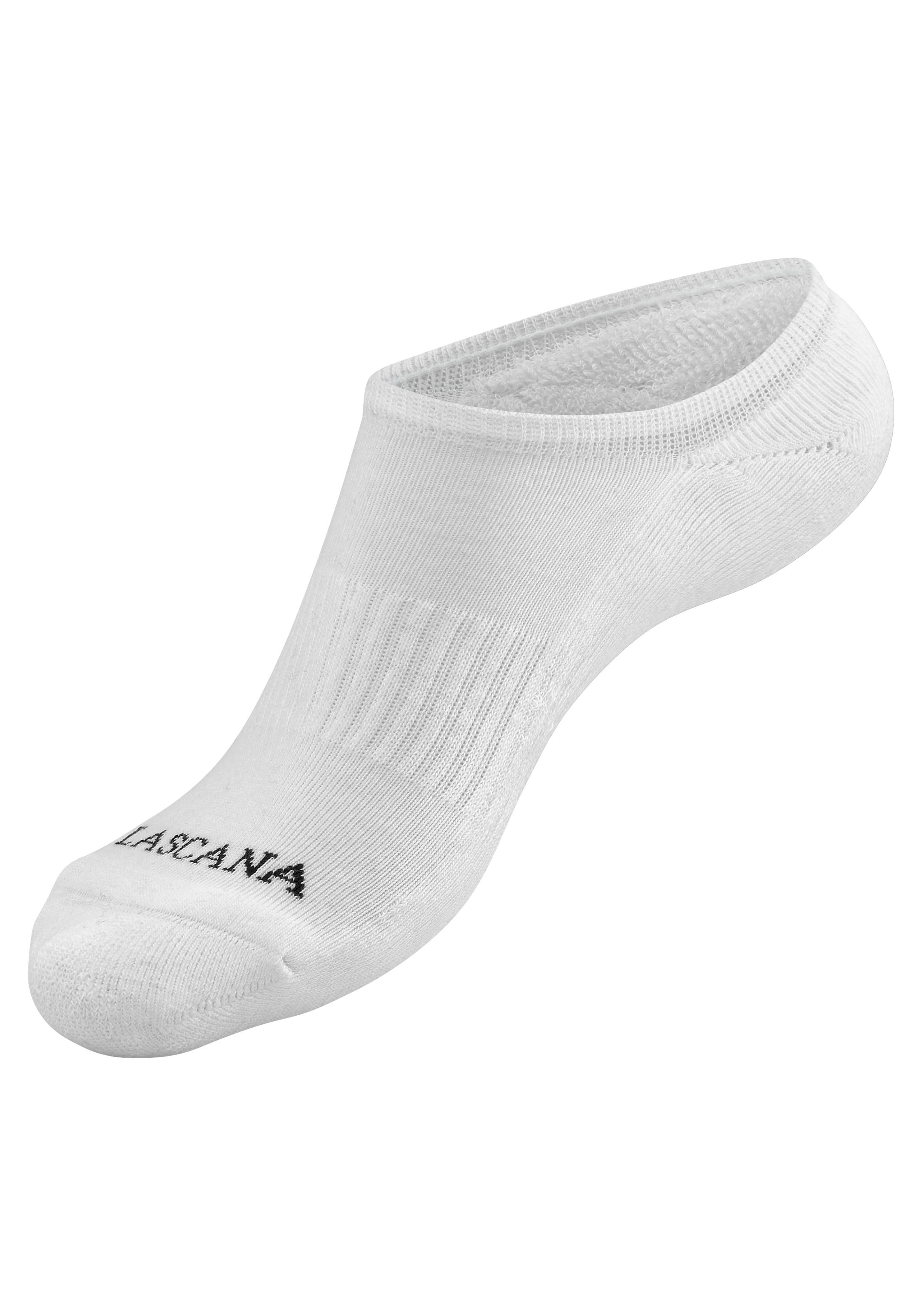 LASCANA ACTIVE Sneakersocken, (Packung, 7 Paar), mit Fußfrottee