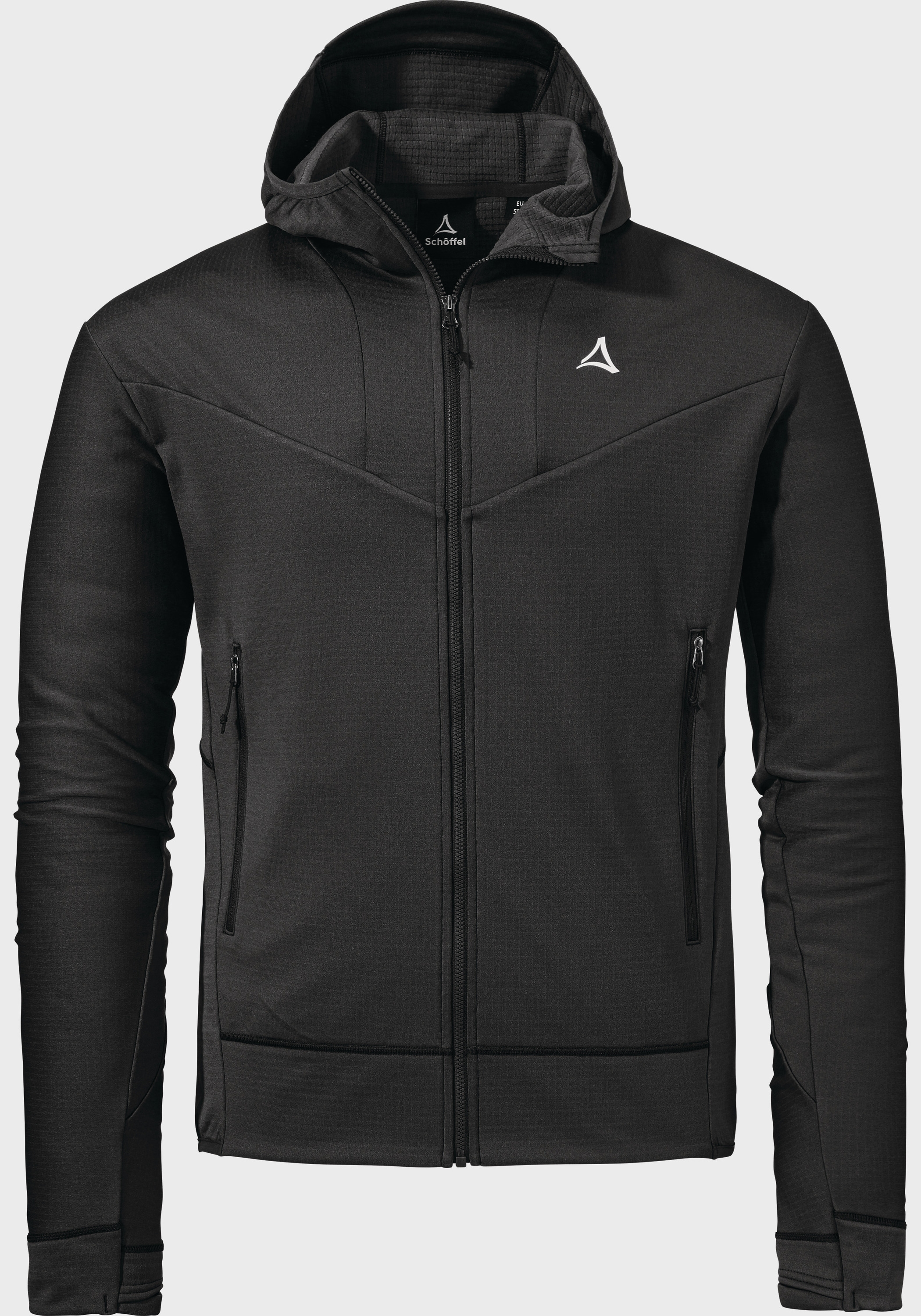 Schöffel Fleecejacke »Mountain Fleece Hoody Style Blaueis MNS« mit Kapuze