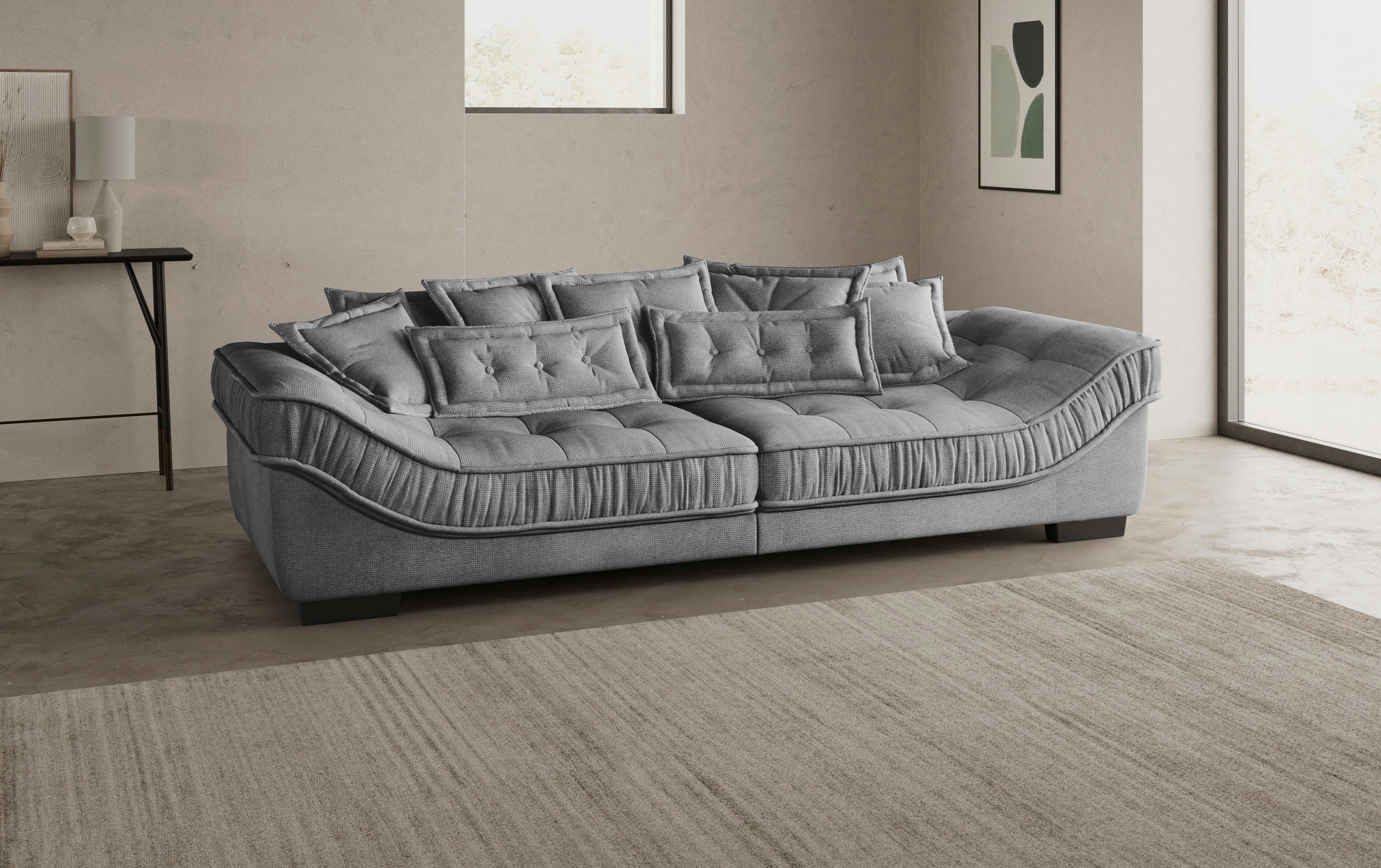 Mr. Couch Big-Sofa »Diwan II DuraFlex«, DuraFlex-Kaltschaumpolsterung, bis 140 kg, 4 Bezugsqualitäten