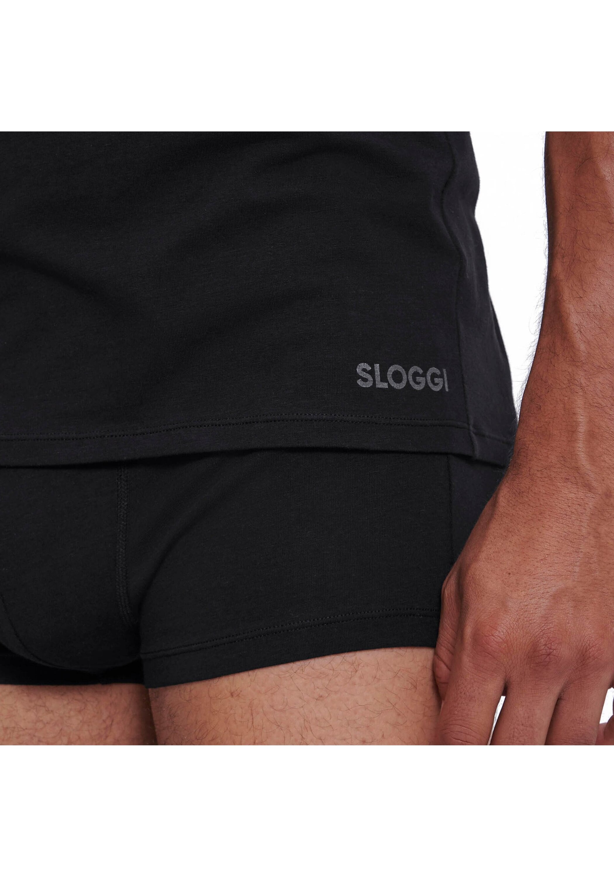 sloggi Unterhemd »Unterhemd GO ABC 2.0 O-Neck 2P 2er Pack«