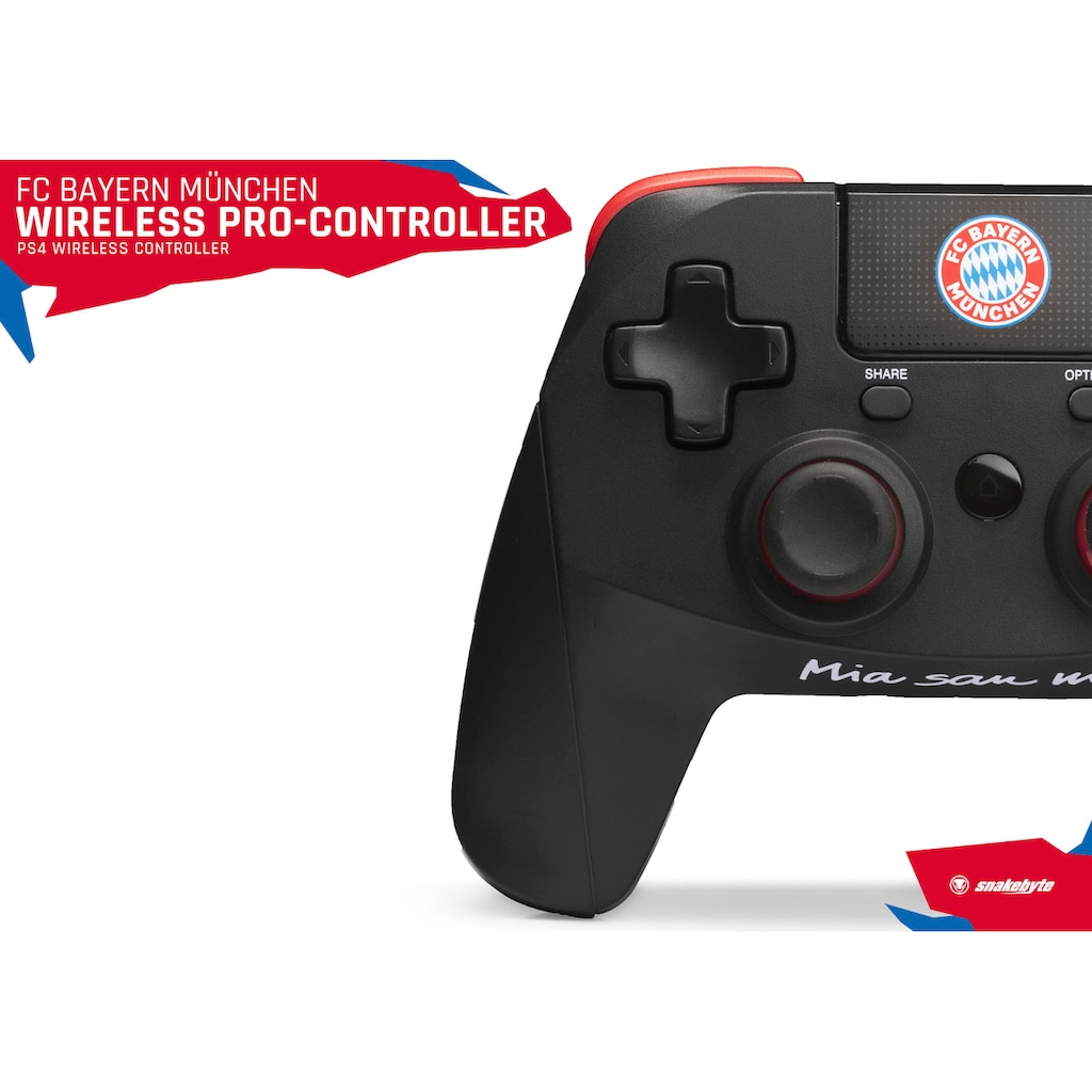 Snakebyte PlayStation 4-Controller »FC Bayern München PS4 Wireless Pro Controller«