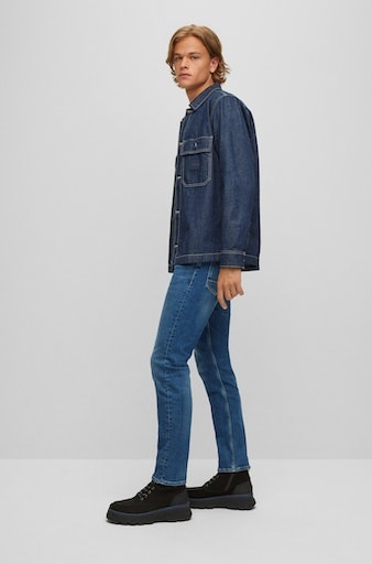 »Taber BOSS Label ♕ Regular-fit-Jeans BC-C«, BOSS mit bei ORANGE
