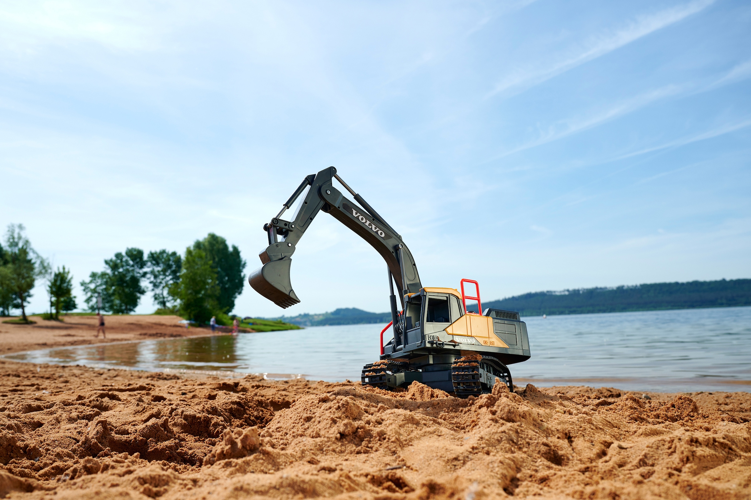 Dickie Toys RC-Bagger »Volvo Mining Excavator RC«, mit Licht und Sound