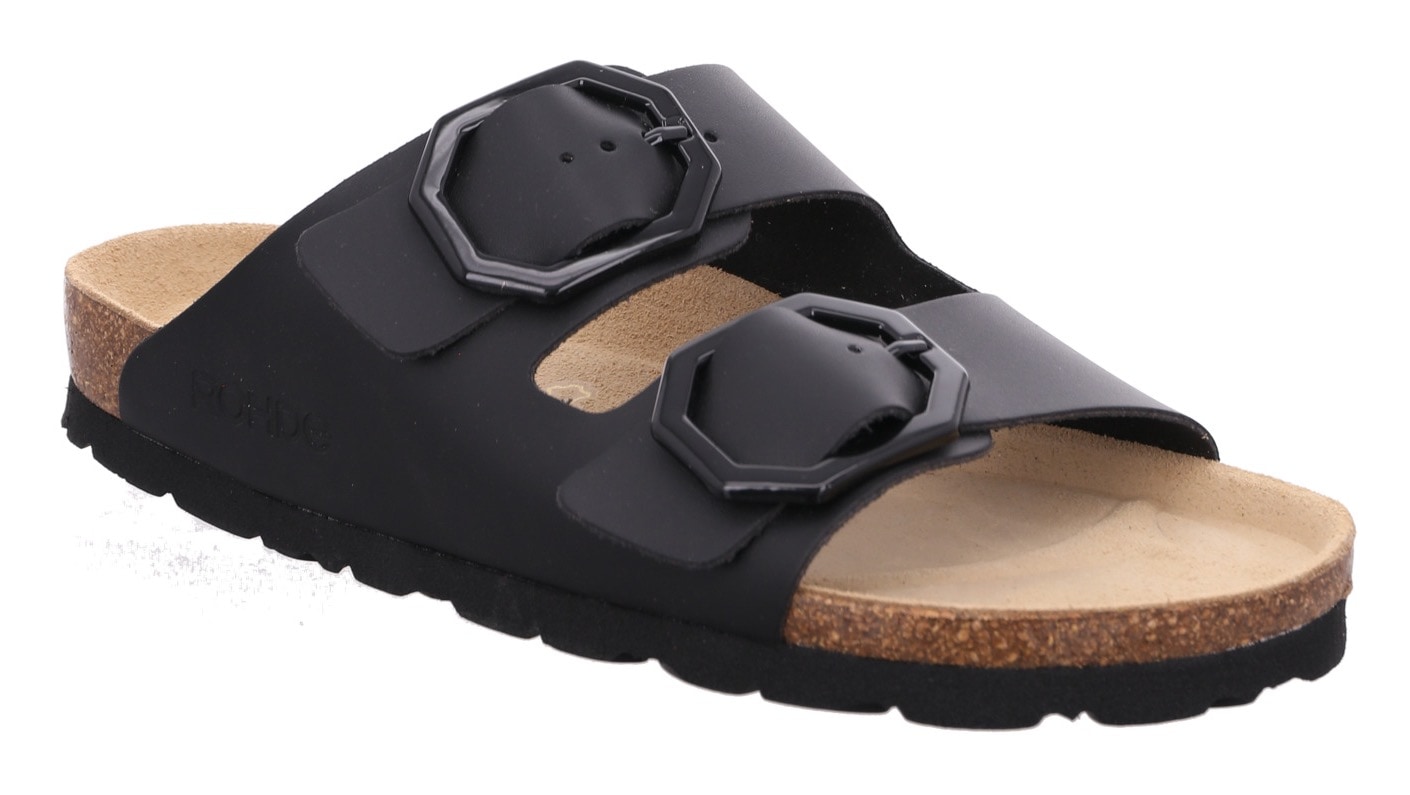 Rohde Pantolette »ALBA«, Schlappen, Sommerschuh, Hausschuh, Strandschuh mit Softfußbett
