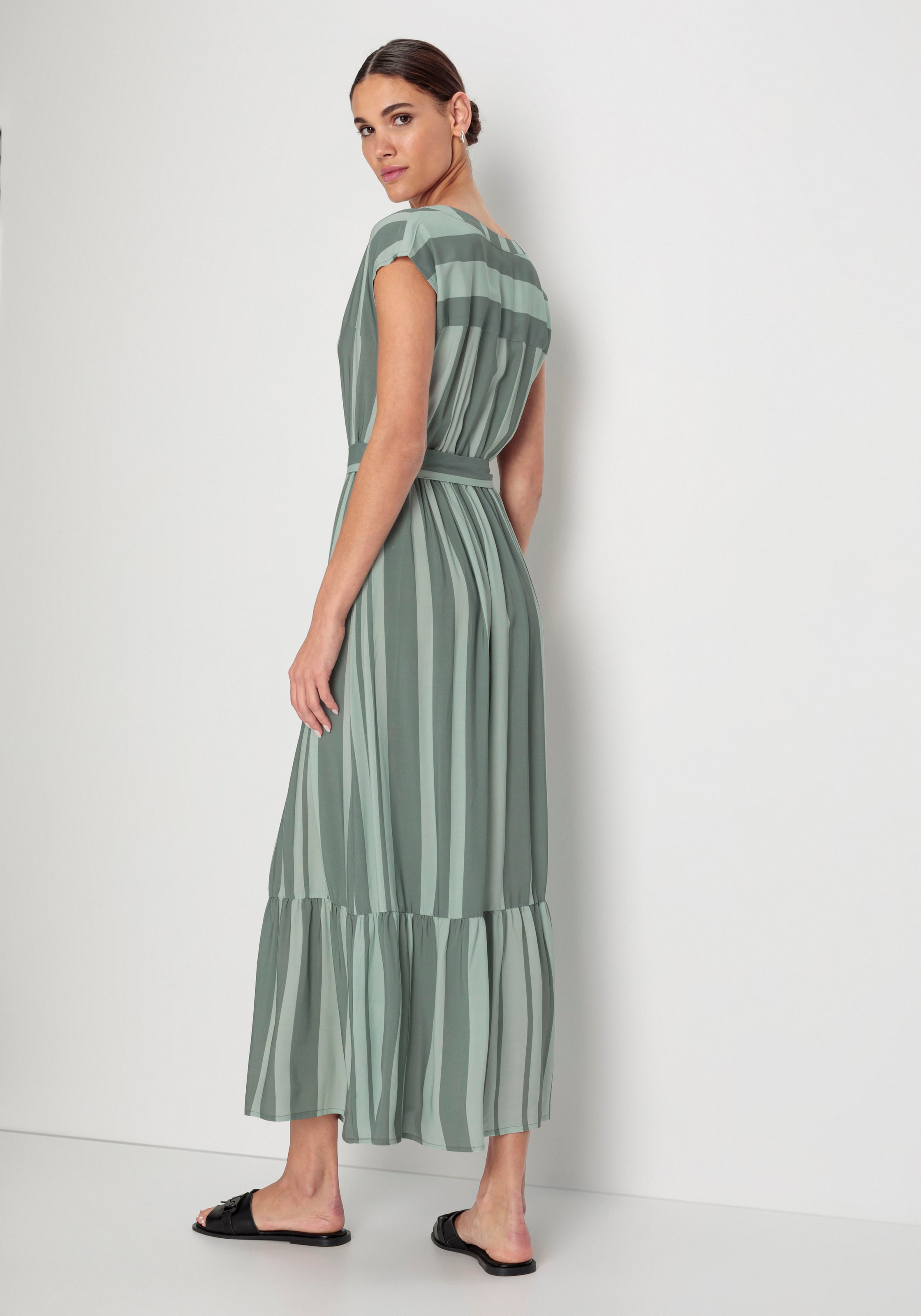 HECHTER PARIS Midikleid, mit Bindeband