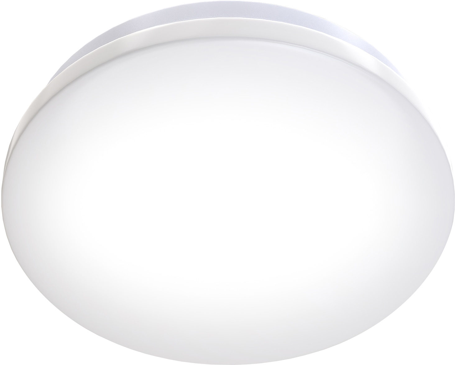 B.K.Licht LED Deckenleuchte, 1 flammig, Leuchtmittel LED-Board | LED fest integriert, Deckenlampe, Bad, inkl. 12 Watt LED Modul 1200lm 4000K, flach, weiß