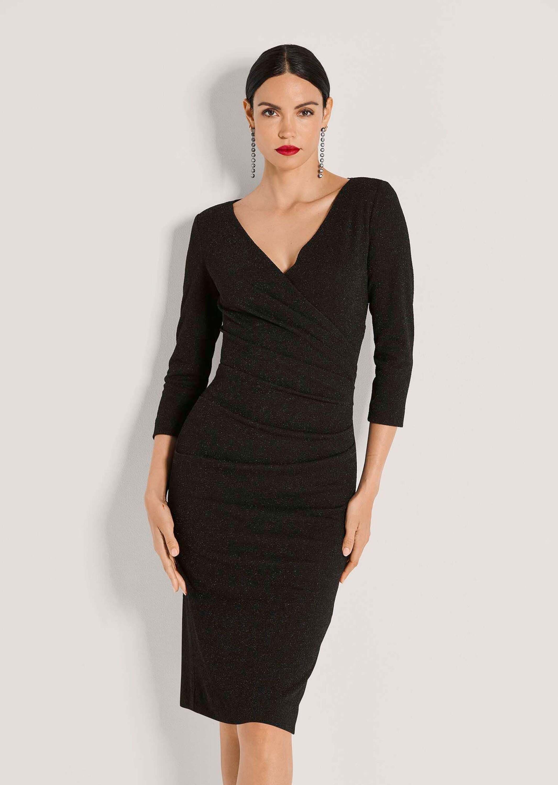 MADELEINE Etuikleid »Etuikleid Stretchkleid in Wickeloptik«