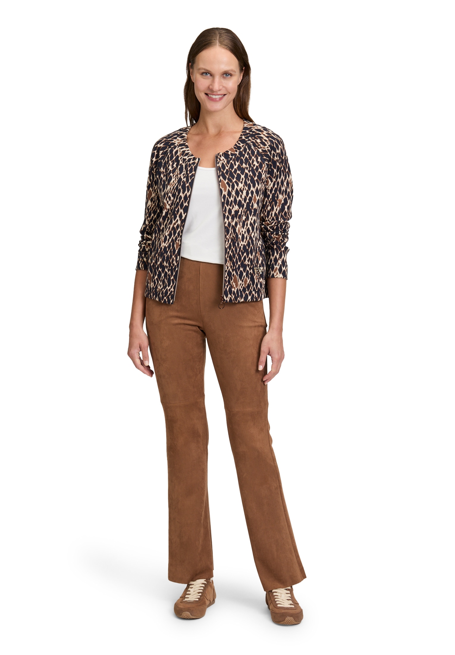 Betty Barclay T-Shirt »Shirtjacke mit Rippenstruktur«