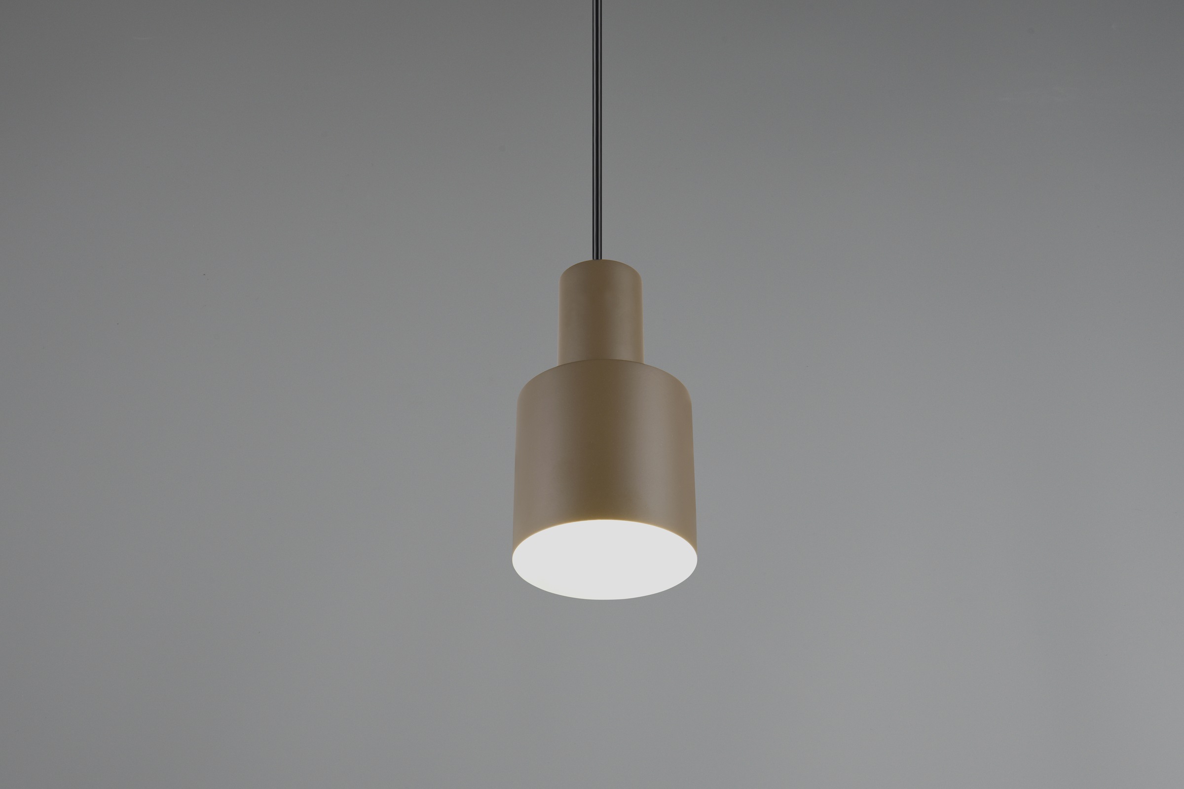 TRIO Leuchten Pendelleuchte »AGUDO, Hängelampe 1-flammig, exkl 1xE27 max 10W, höhenverstellbar« E27 1 Stk. warmweiß - kaltweiß Hängelampe Ø 12cm, bis max 150cm Abhängung, Küche Esszimmer Wohnzimmer