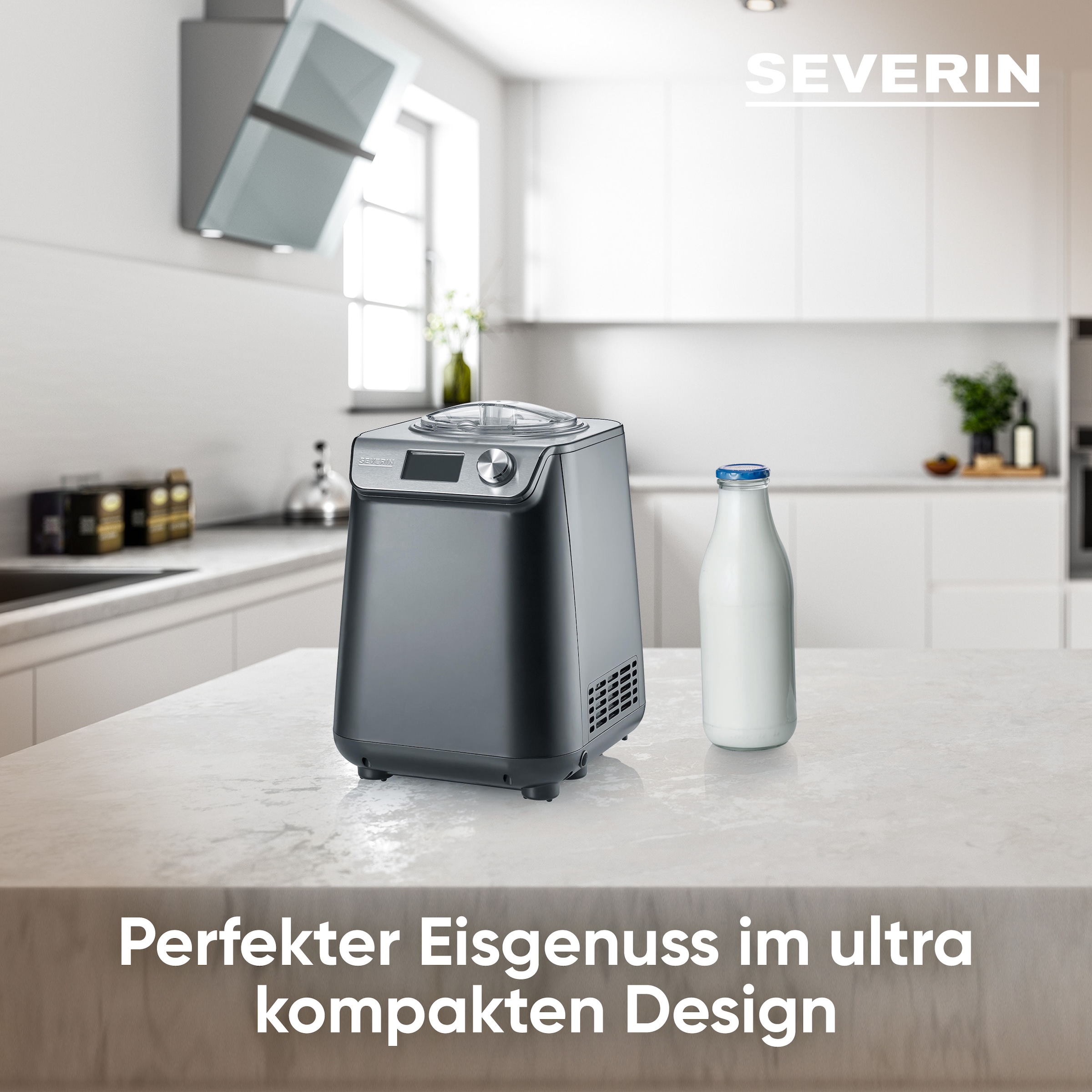 Severin Eismaschine »EZ 7407« 1,2 l 135 W inkl. automatischer keep-cooling-Funktion