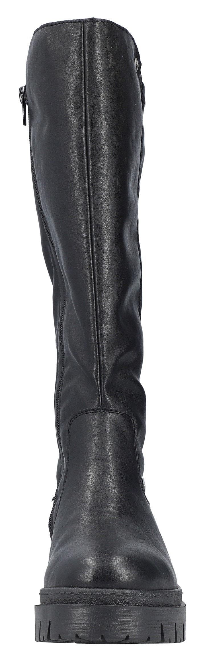 Rieker Winterstiefel  Langschaftstiefel, Plateaustiefel mit Stretch am Schaft, TEX-Membrane