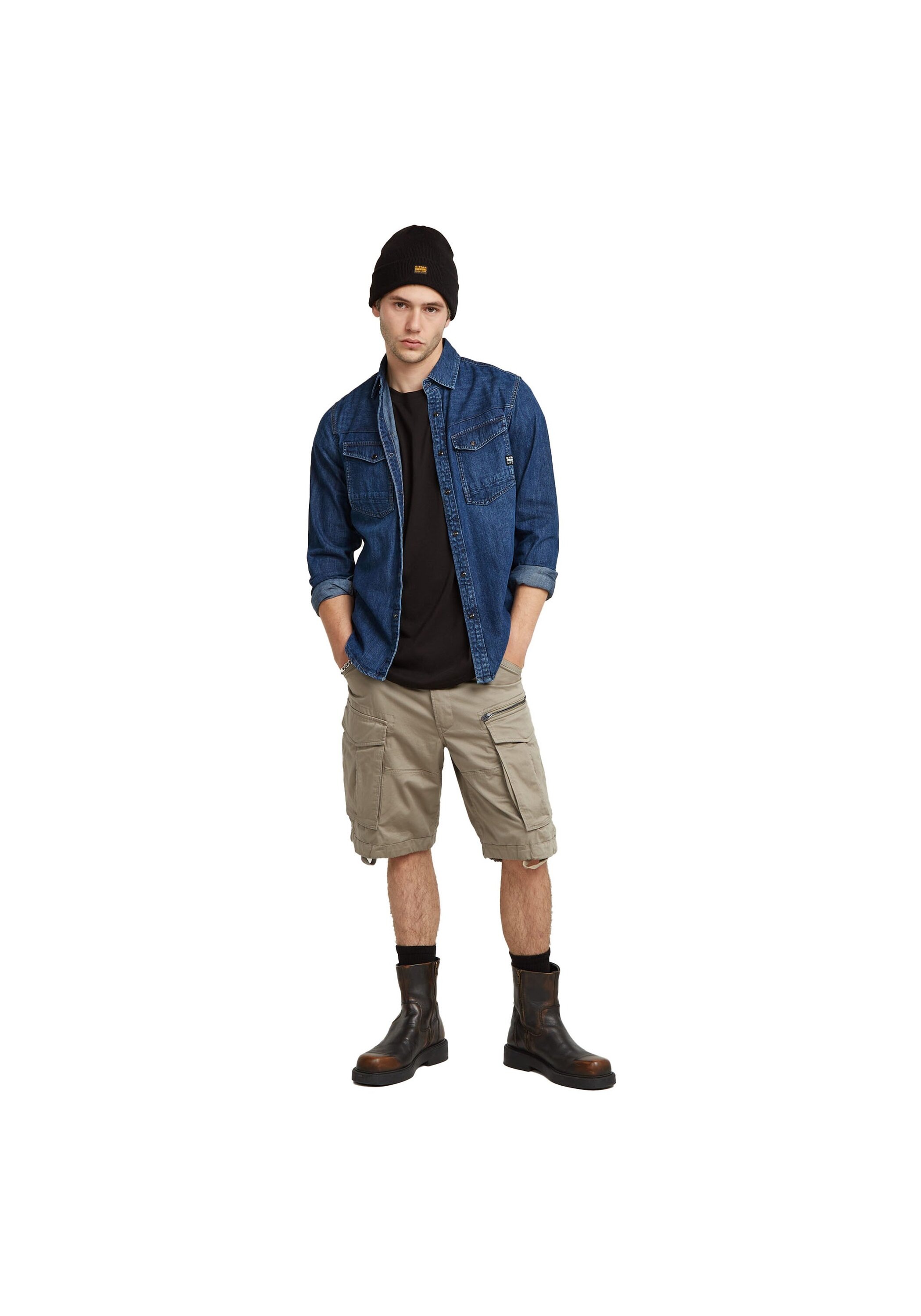 G-STAR Shorts »Bermuda-Shorts Rovic Zip Relaxed 1/2«