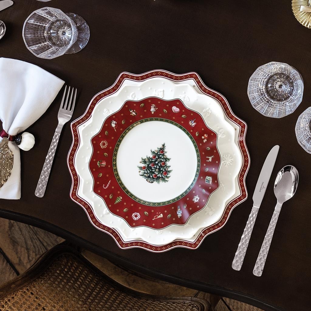 Villeroy & Boch Geschirr-Set »Frühstücks-Set Toy's Delight 6er Set rot« Handwäsche wird empfohlen