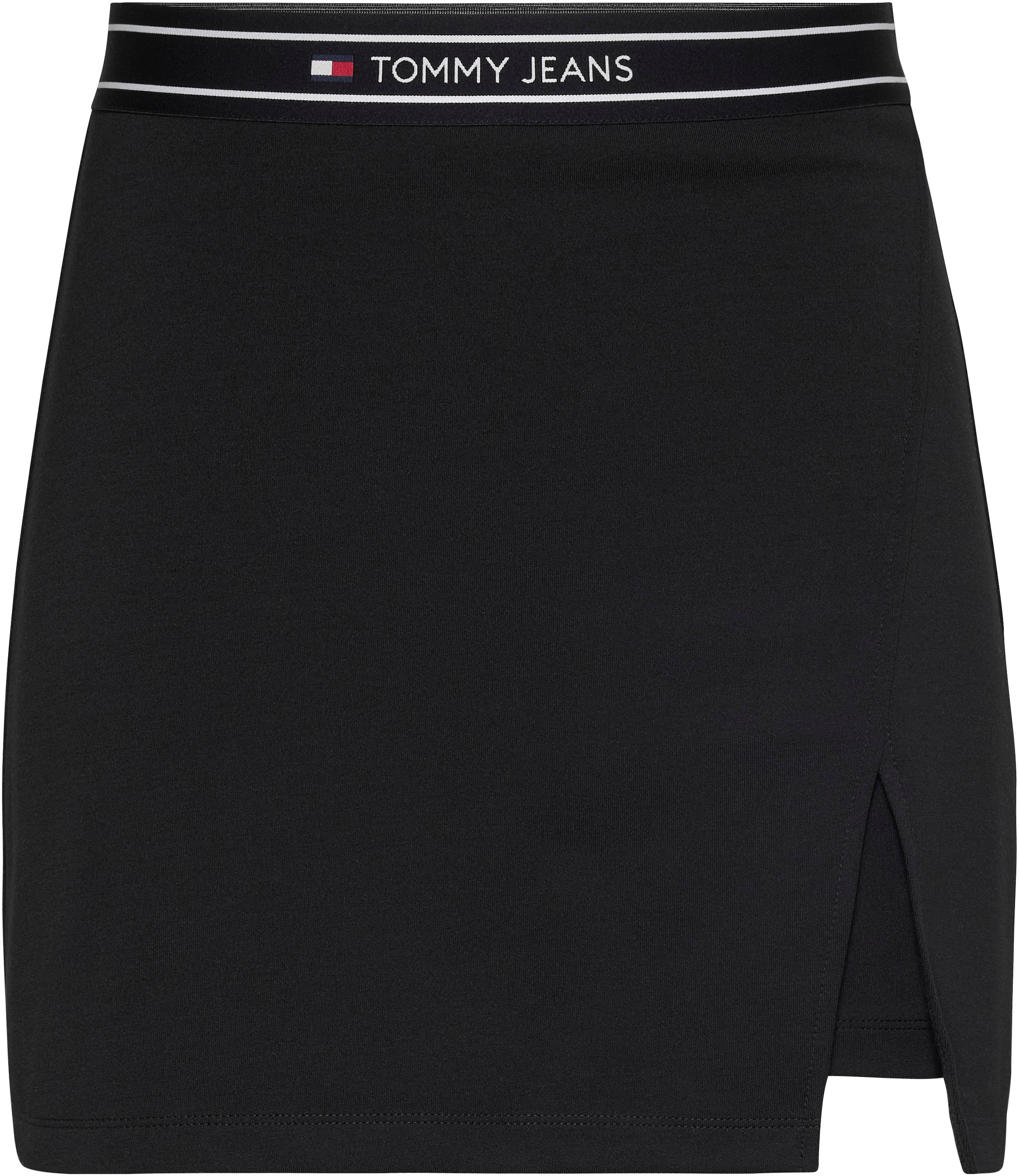 Tommy Jeans Bleistiftrock »TJW LOGO WB SKORT«, Webrock mit Markenlabel