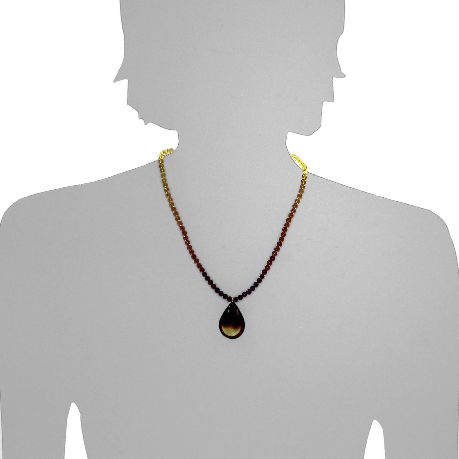 OSTSEE-SCHMUCK Kette ohne Anhänger »- Gloria - Bernstein -,«